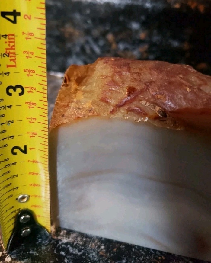 Set Of 3 Geode Rocks.Quartz Agate Quarter Piece Decor 5.5″ X 4″ And 5×3 ” 6×4″