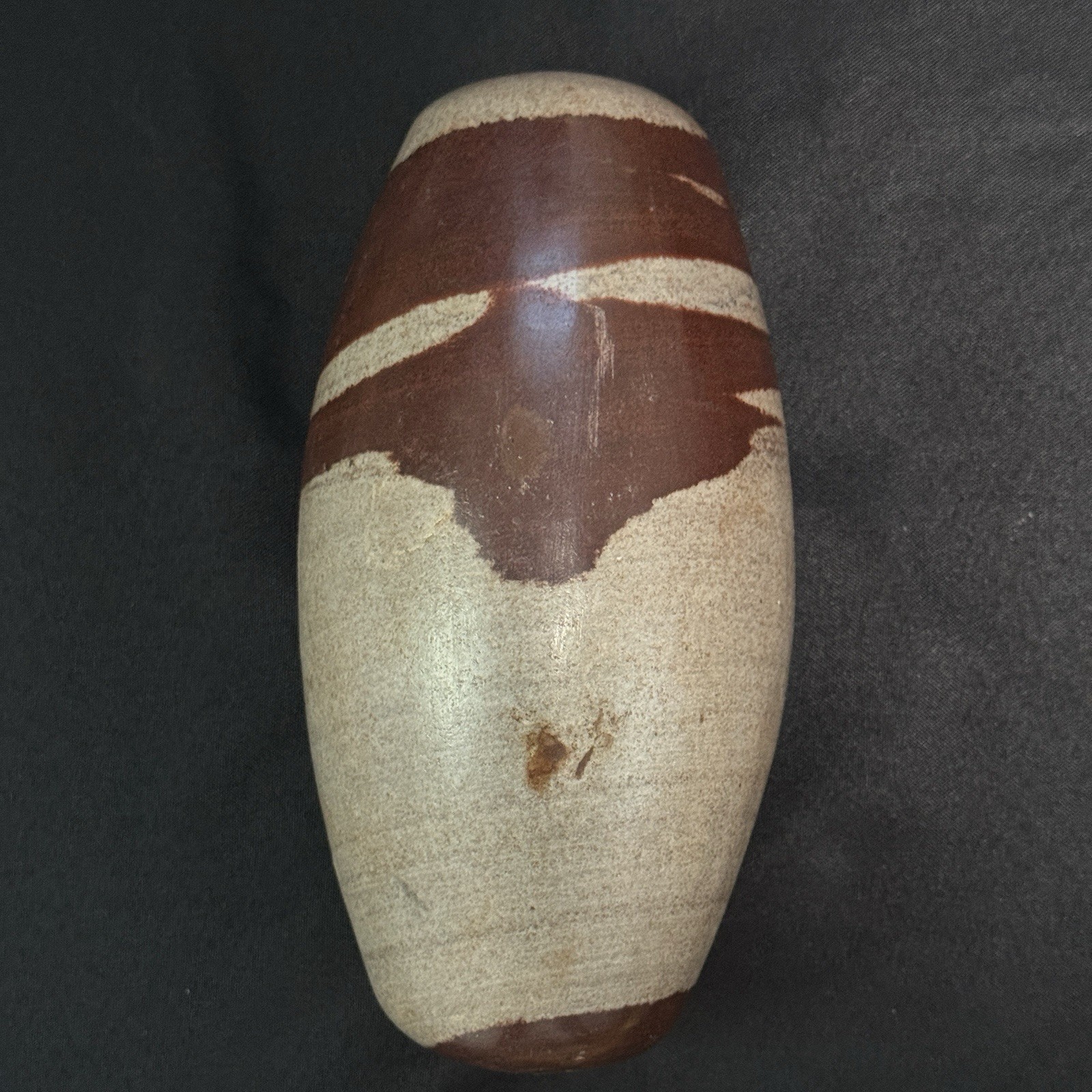 Big 9 Inch Shiva Lingam Natural stone from Narmada River in India SL25C9.7