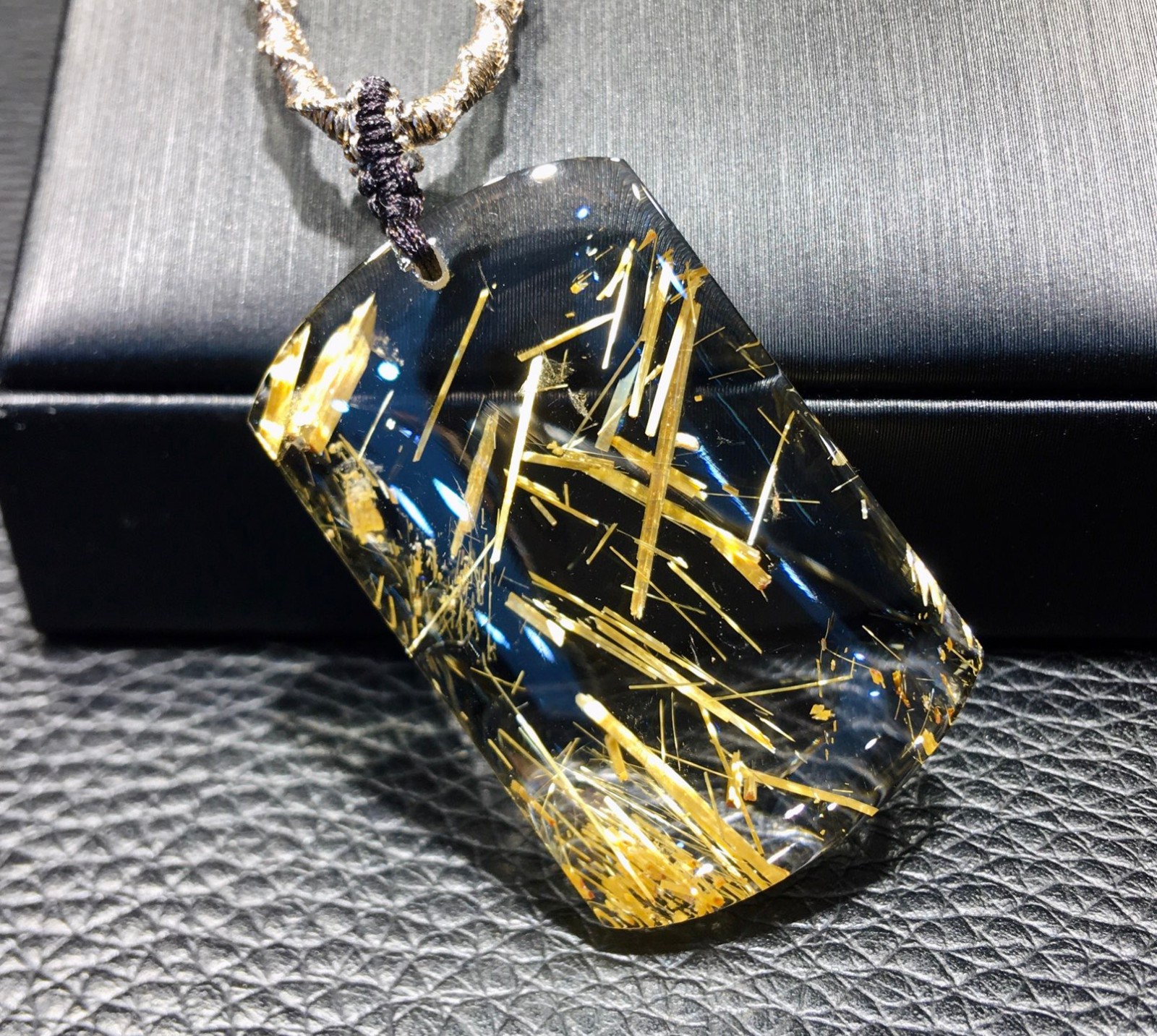 10.2G Natural Brazilian Titanium Crystal No Matter Brand Crystal Pendant