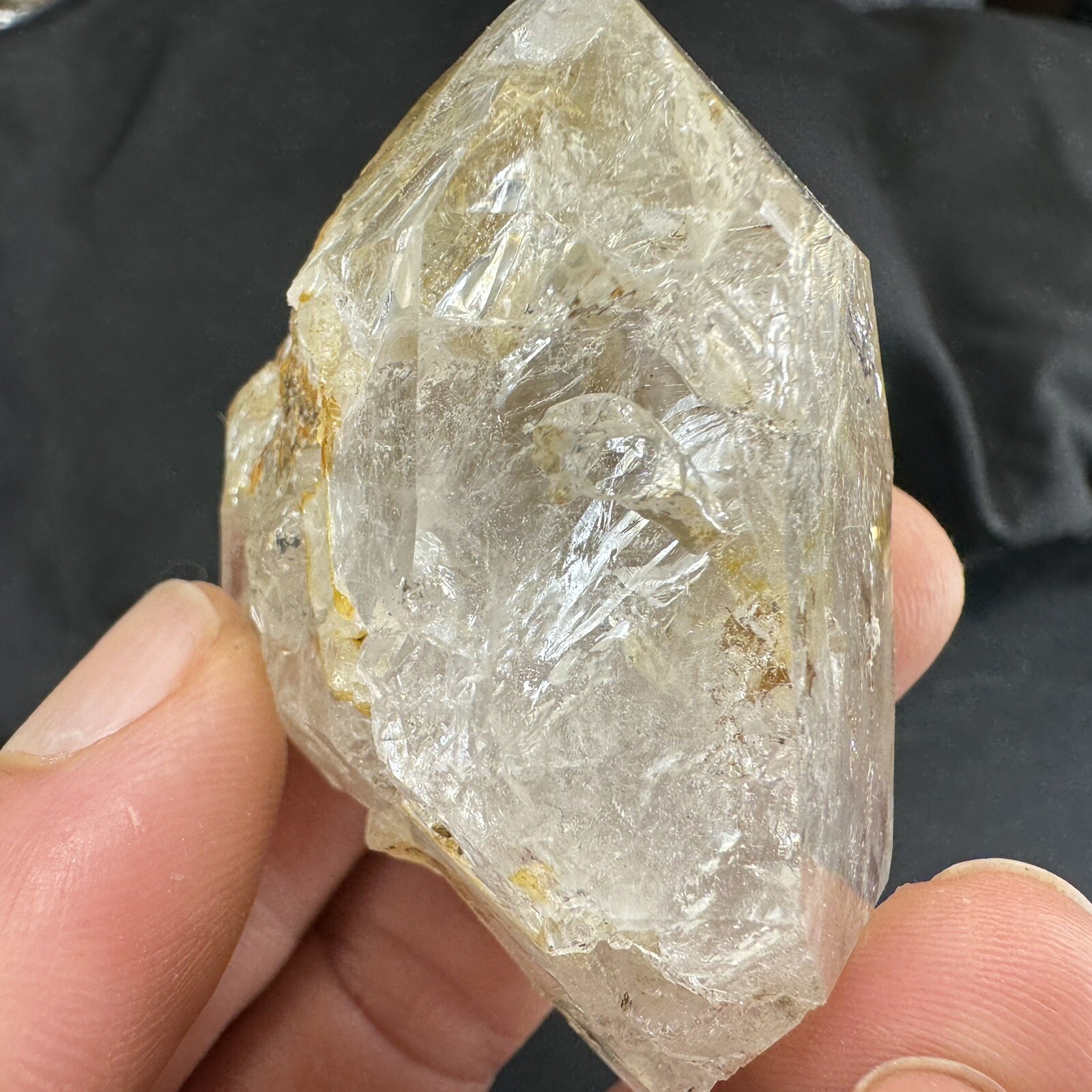 Herkimer Diamond Quartz Crystal Point / from New York