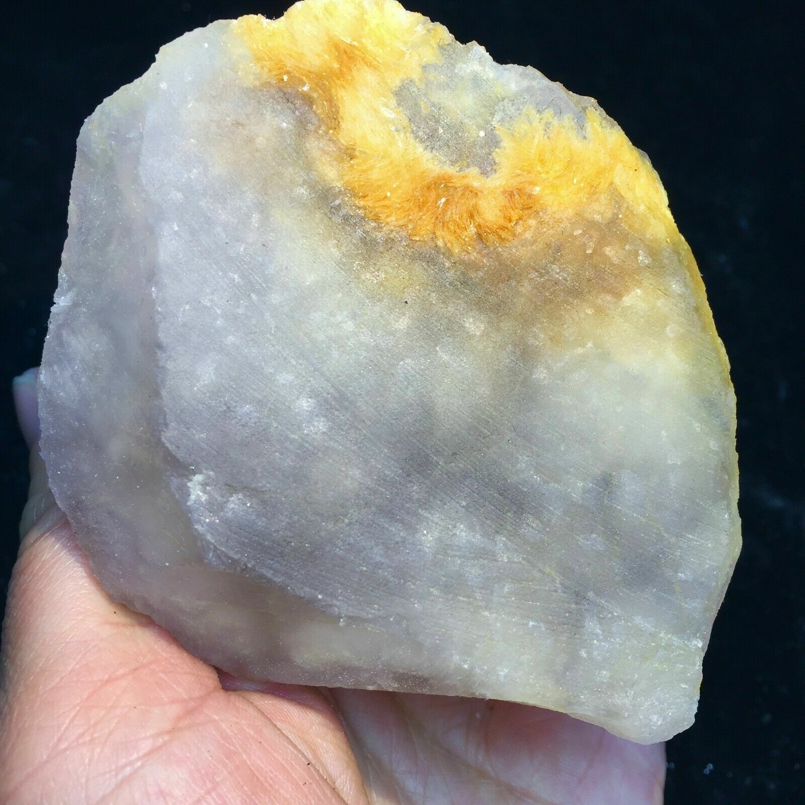 200g Natural Shiny Pyrite Based on the Purple Spherical Fluorite Crystal
