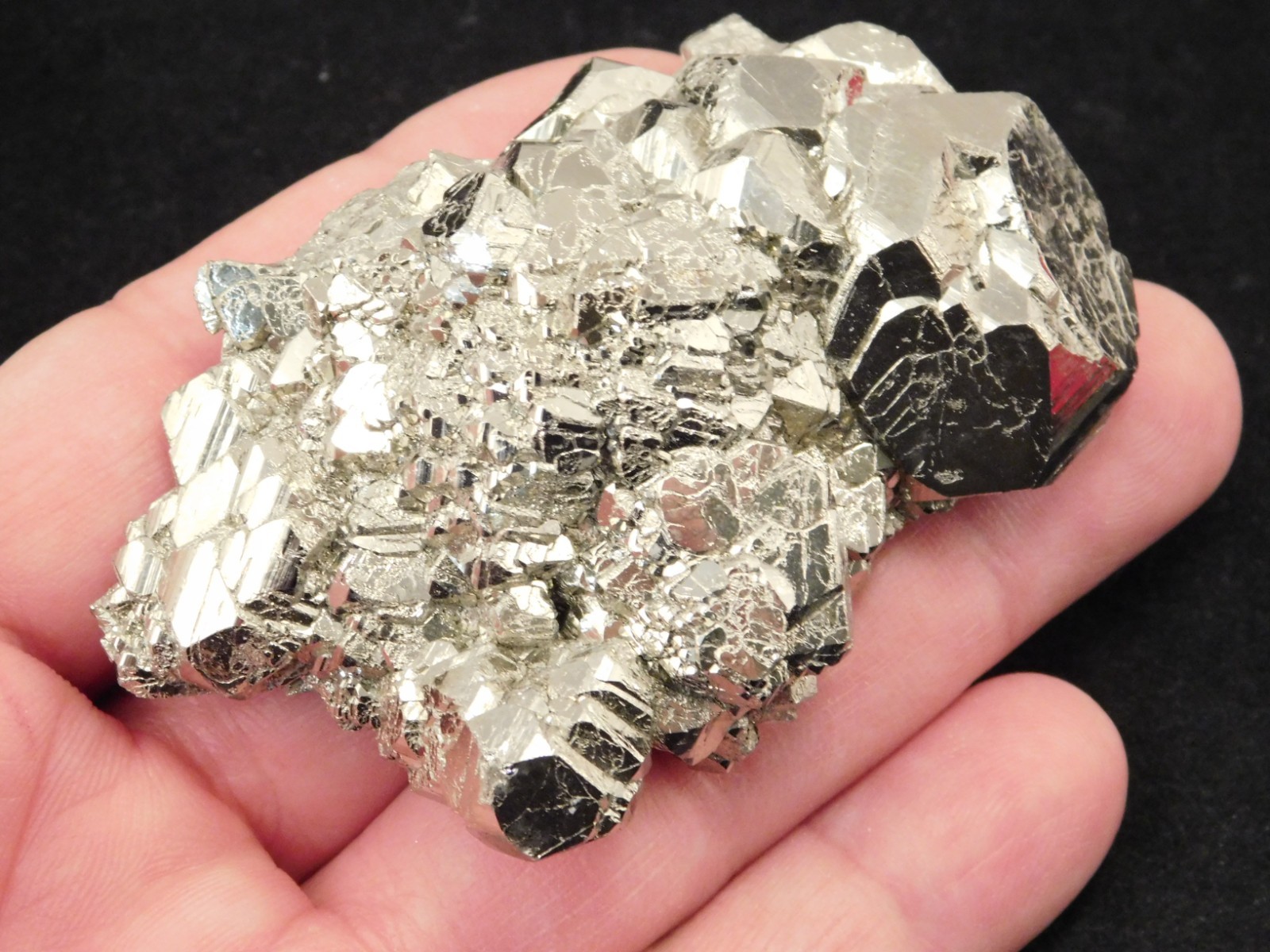 Dodecahedron PYRITE Crystal Cluster 100% Natural Peru 168gr