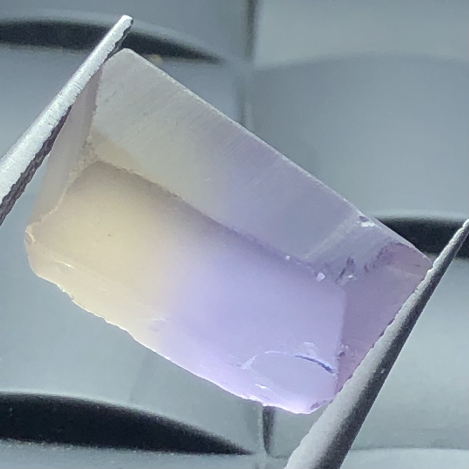 9.84 Ct Facet grade Rough Ametrine From Bolivia Clarity Wise Eye Clean