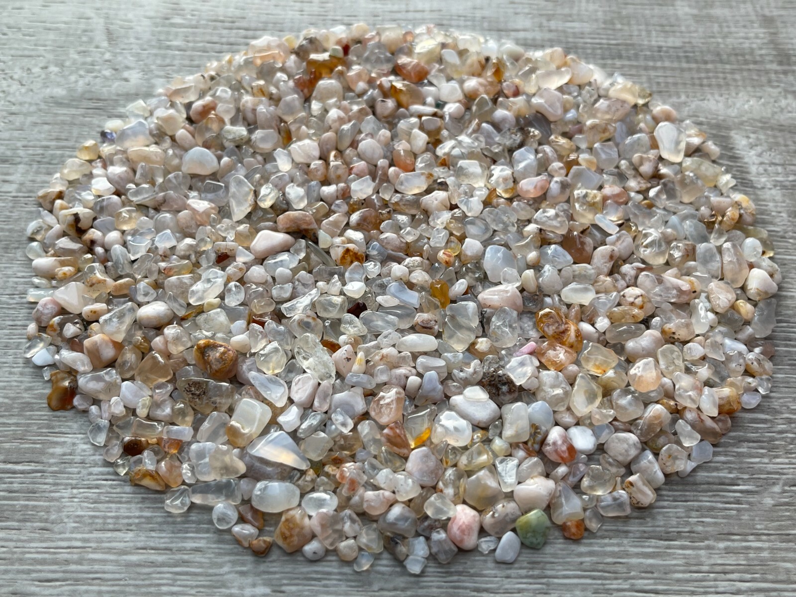 Grade A++ Cherry Blossom Flower Agate Semi Tumbled Gemstone Mini Chips 4 – 13 mm