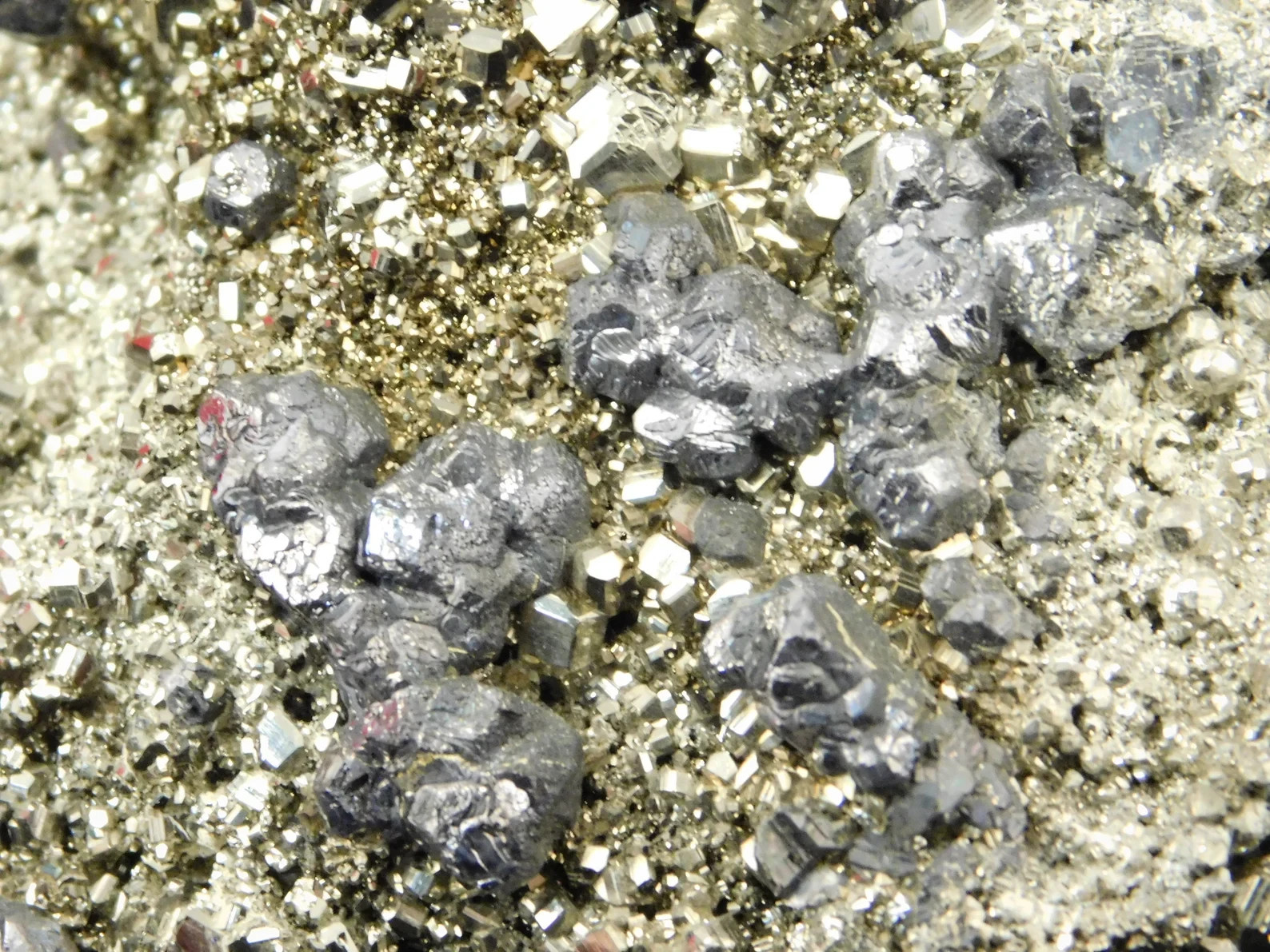 BIG! Dodecahedron PYRITE Crystal Cluster with Galena Crystals From Peru 1671gr