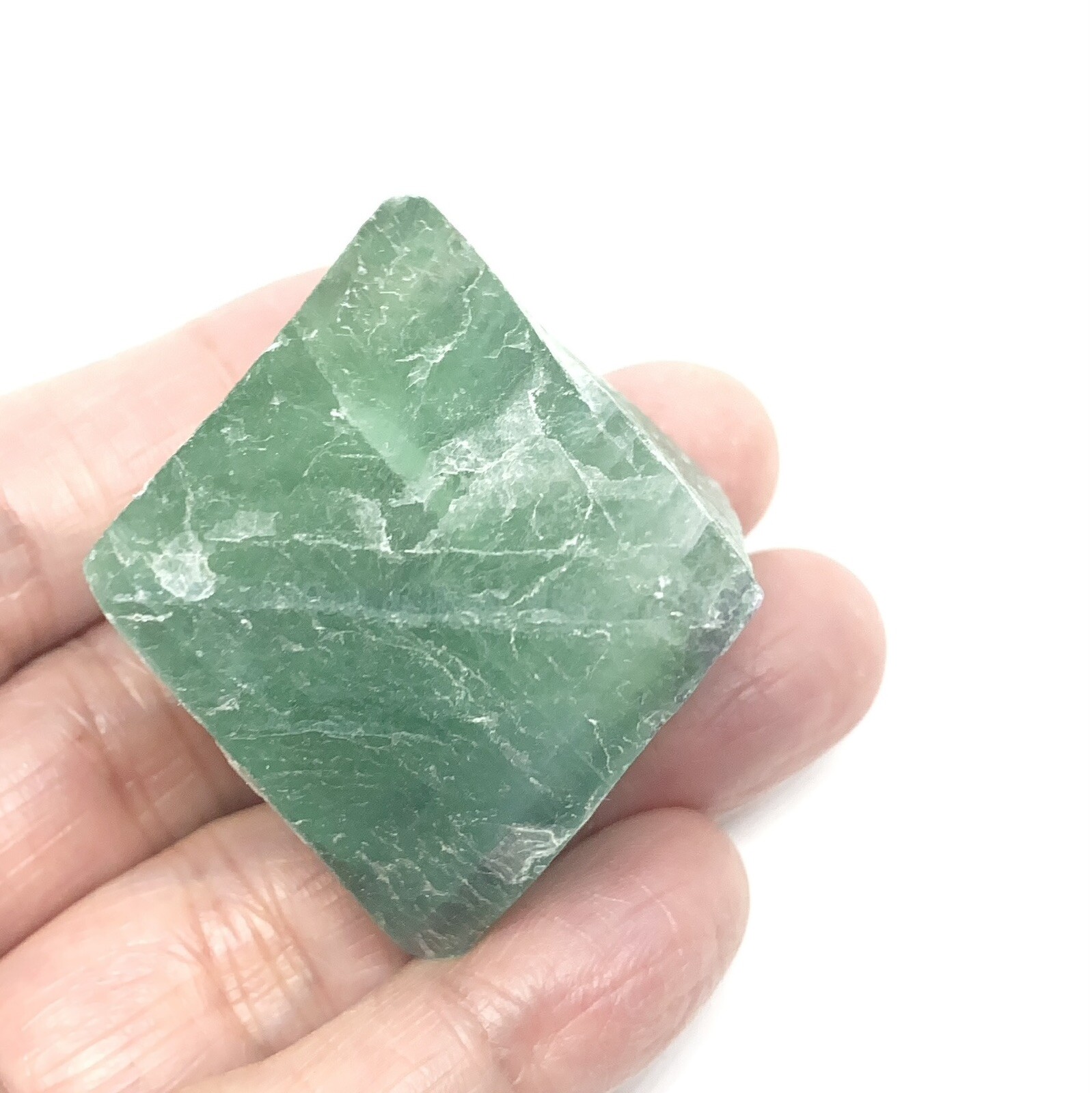Fluorite Octahedron Green 67g, Aura, Feng Shui, Crystal Healing