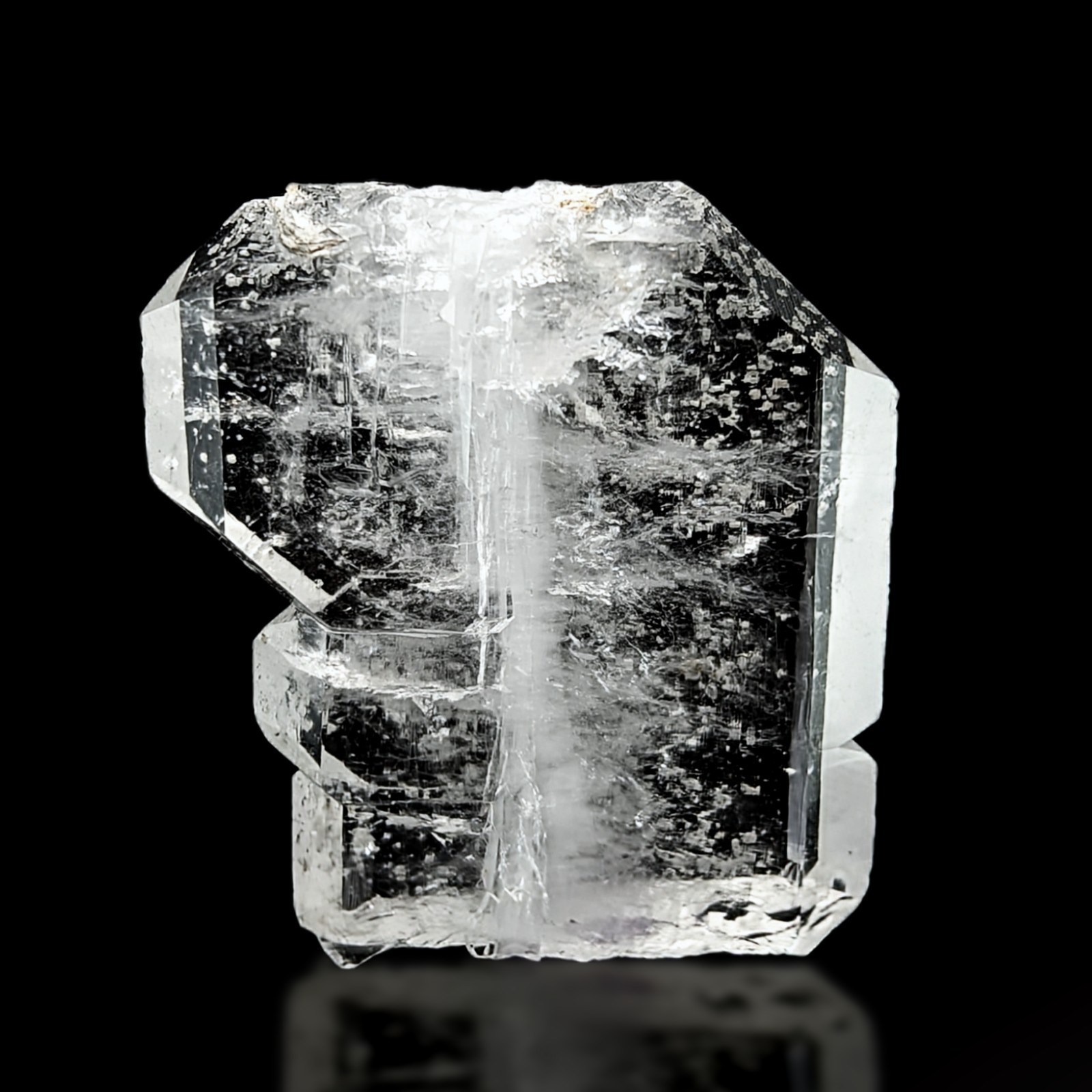 Faden Quartz Crystal With Perfect Termination And Transparency, Pak, 22 Grams