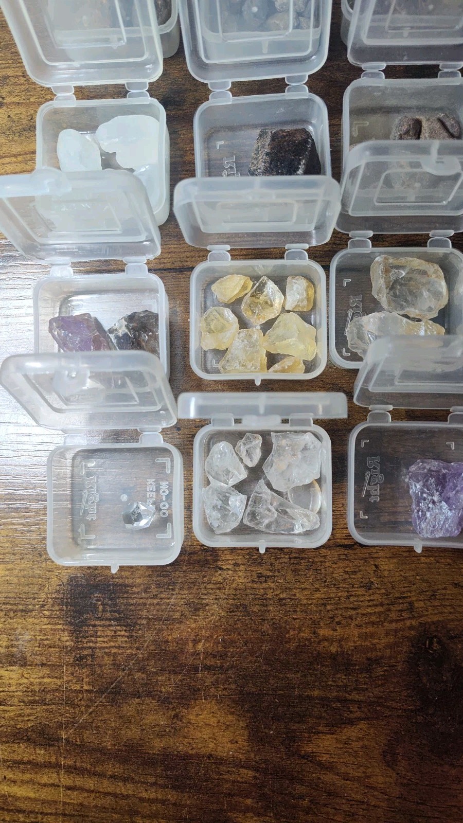 Huge Mixed Crystal & Gemstone Lot-Rough And Tumbled Specimens With Organizer