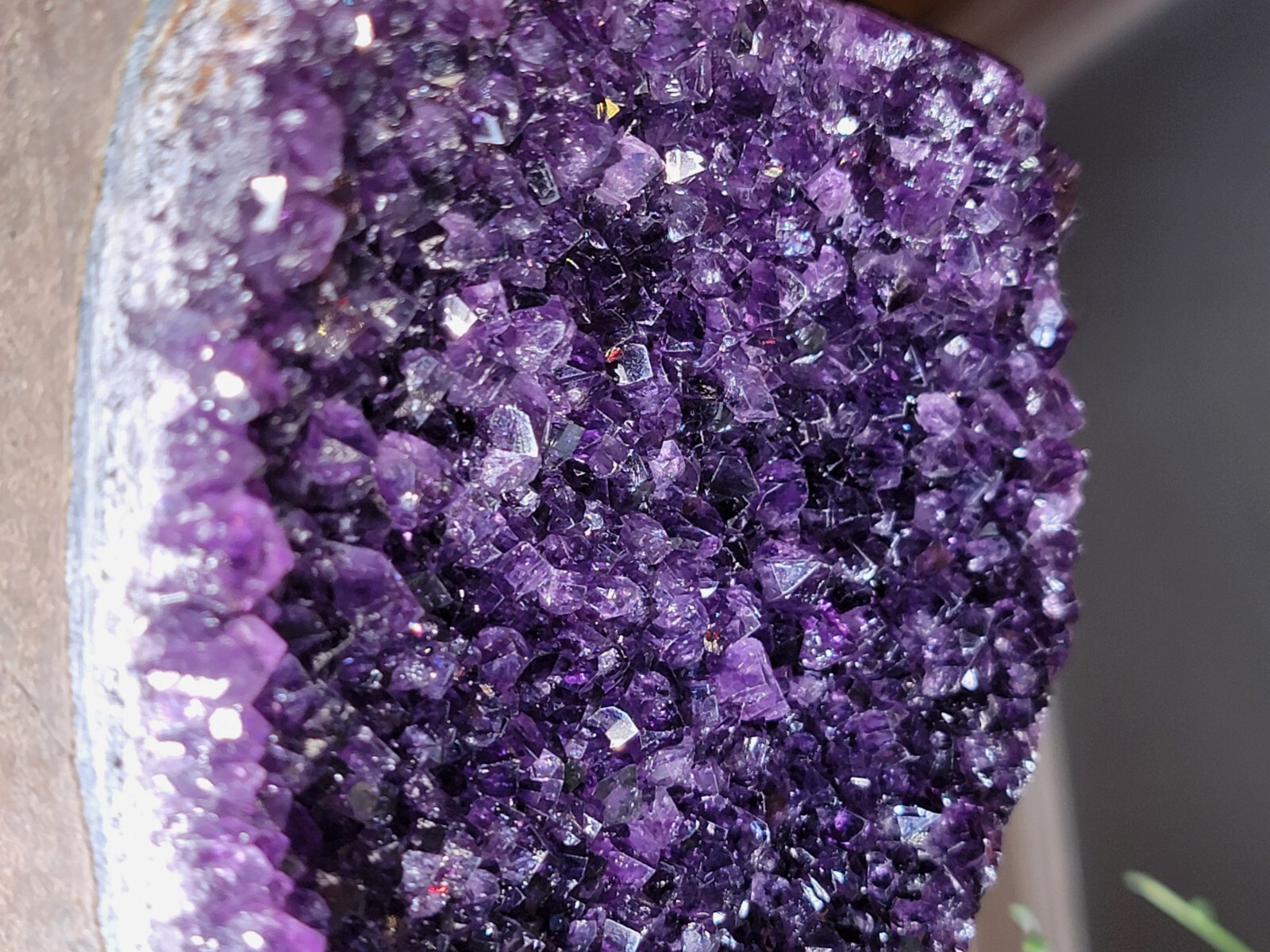 3.6lb STUNNING EMPORION Natural Amethyst Gem Crystal Clusters Geode Uruguay