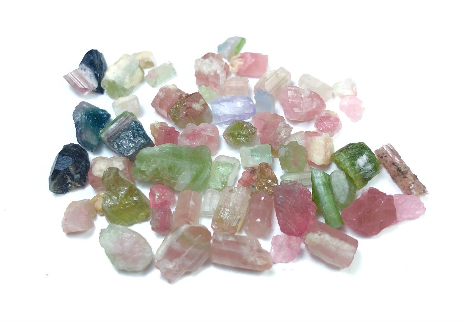 111 crt Beautiful mix color Natural Tourmaline lot From Afghanistan|