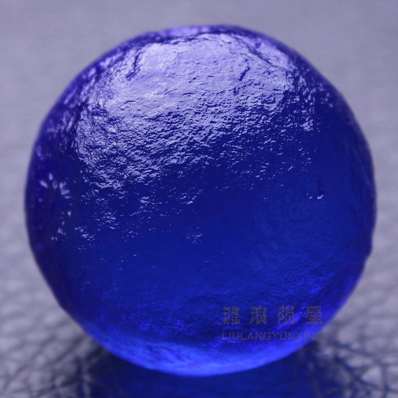 Green Gem Moldavite Meteorite Impact Class Czech Sphere Ball 16Mm Energy Stone