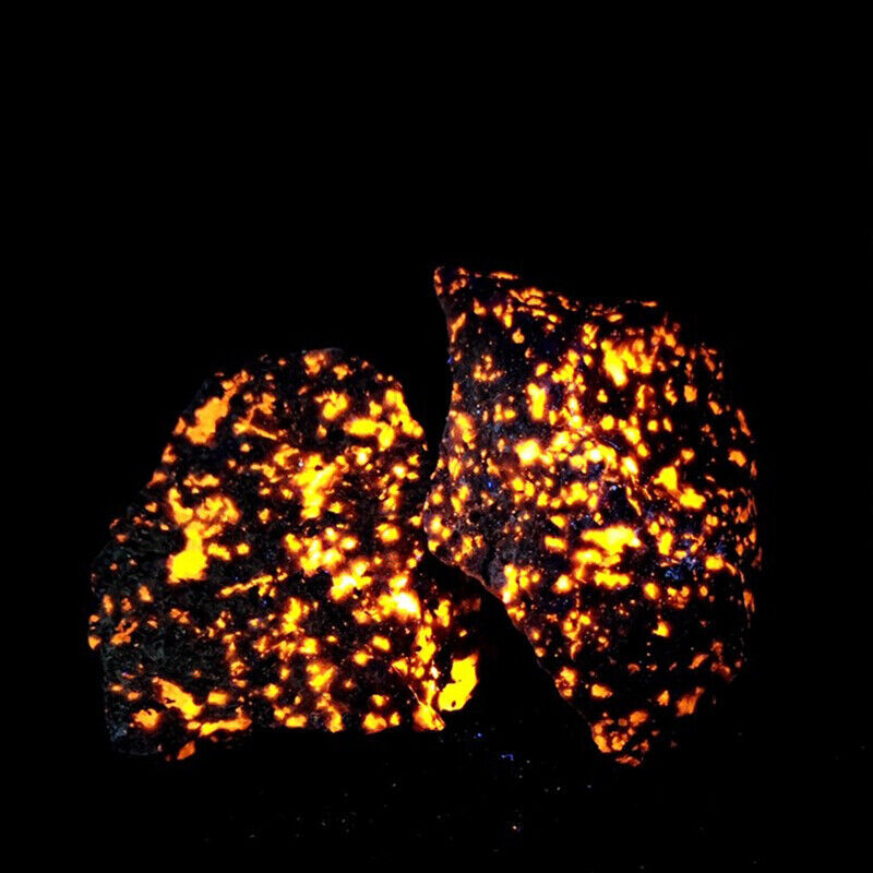 100G Rough Raw Yooperlite Flame Fire Stone Mineral Crystal DIY Jewelry Gemstones
