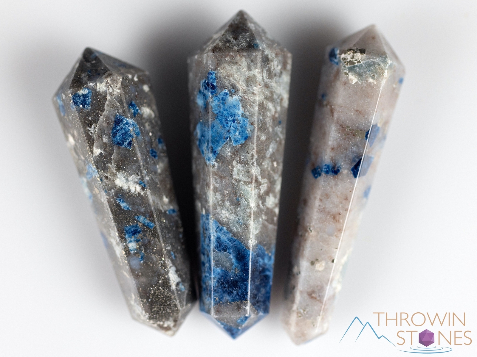 LAZULITE Crystal Points – Mini – Jewelry Making, Healing Crystals Stones, E1827