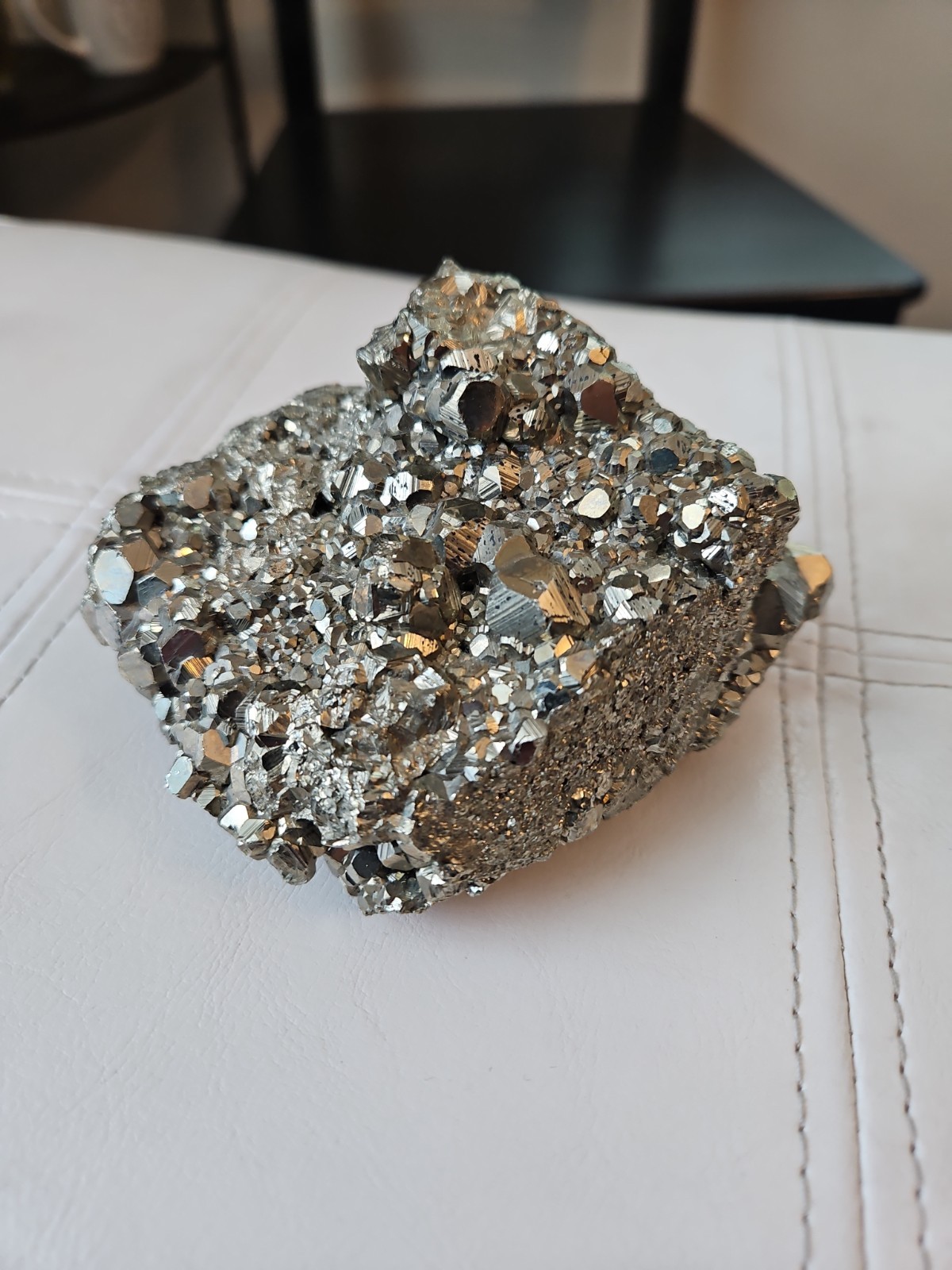 2LB 6.8 OZ Natural Pyrite Cluster Raw Crystal Specimen, Energy & Abundance