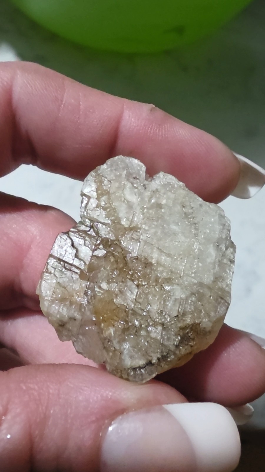 orthoclase feldspar Crystal Specimen Mineral 17.18g