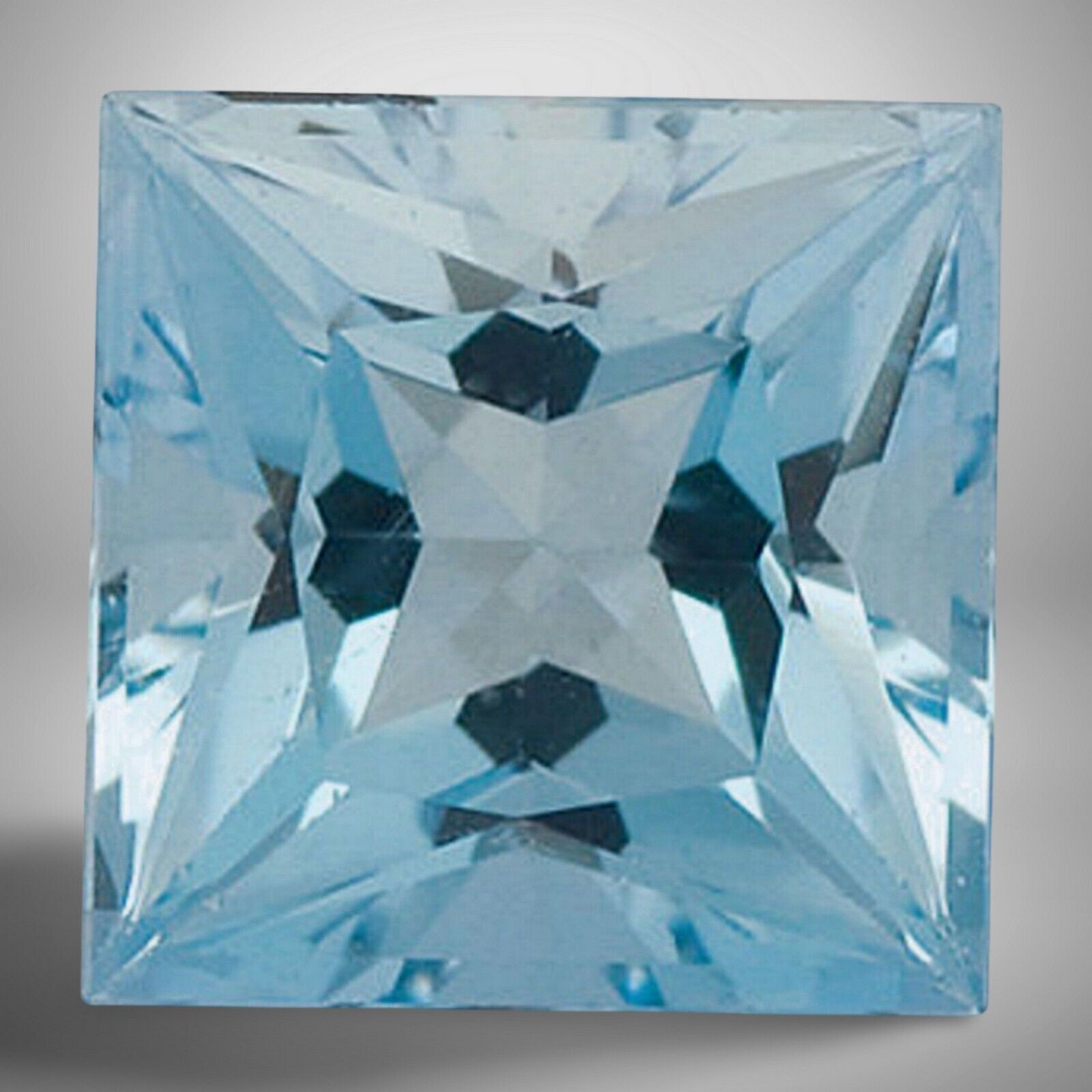 Aquamarine Square Cut Gemstone 3 Cts – 9 mm AAA+ Precious Jewelry Gem