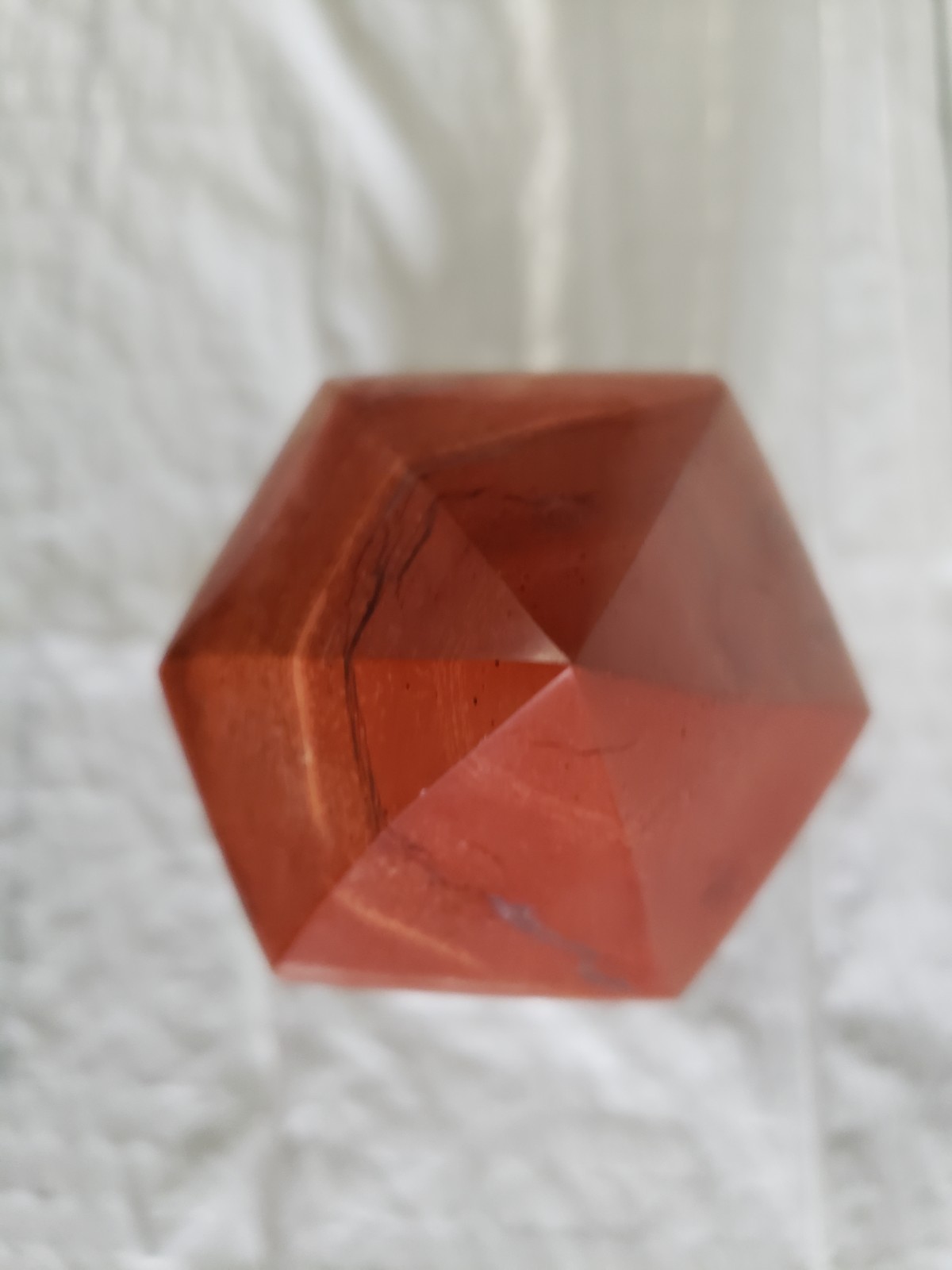 7.5″ Red Jasper Crystal Tower 4lb 12oz Weight Multicolored Rare