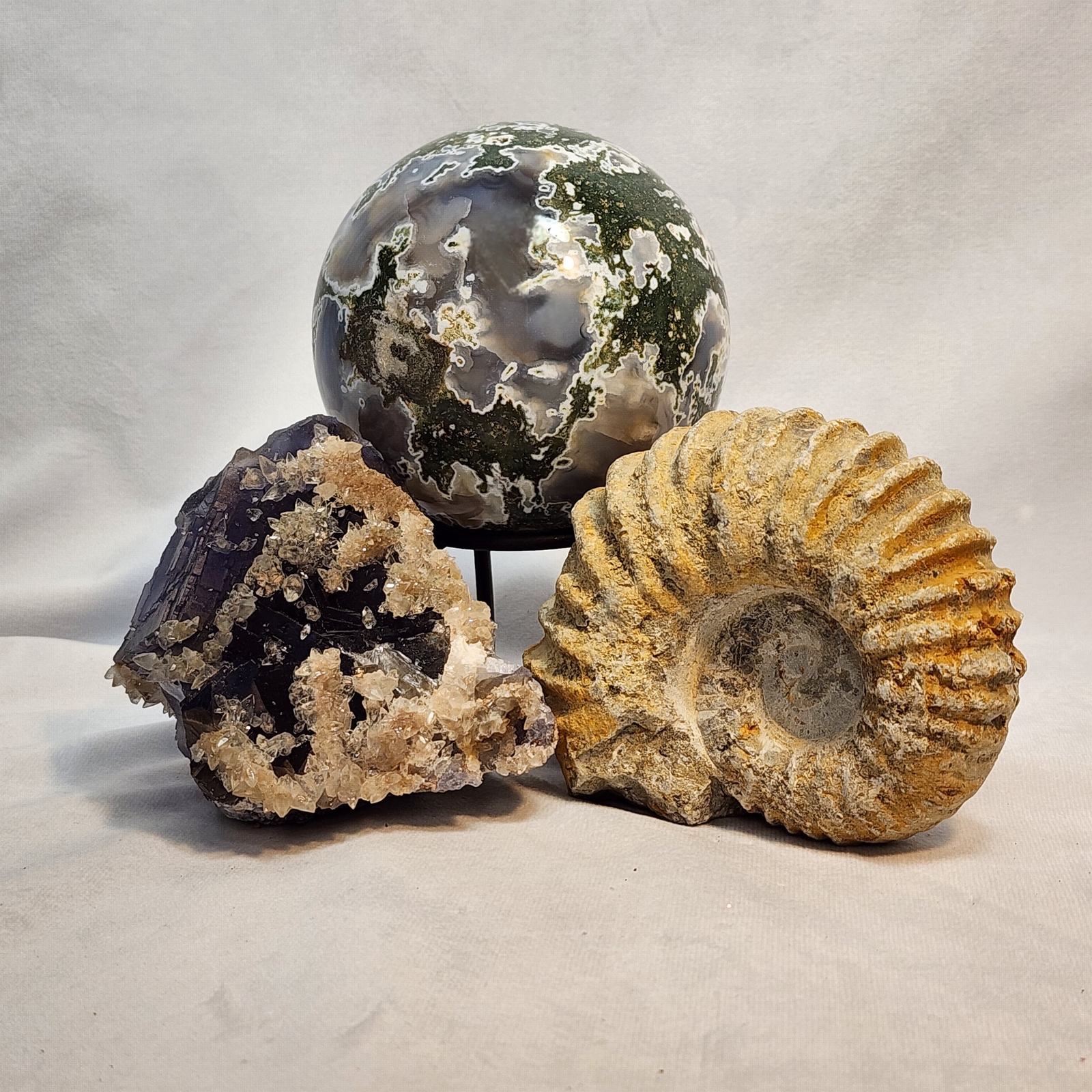4″ Moss Agate Sphere
