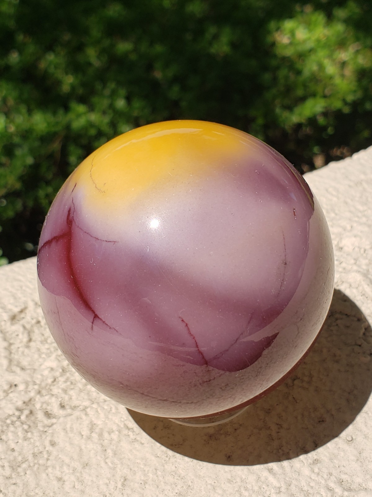 2.75″ Mookaite Jasper Crystal Sphere Ball Orb, 438g or 15.5 oz
