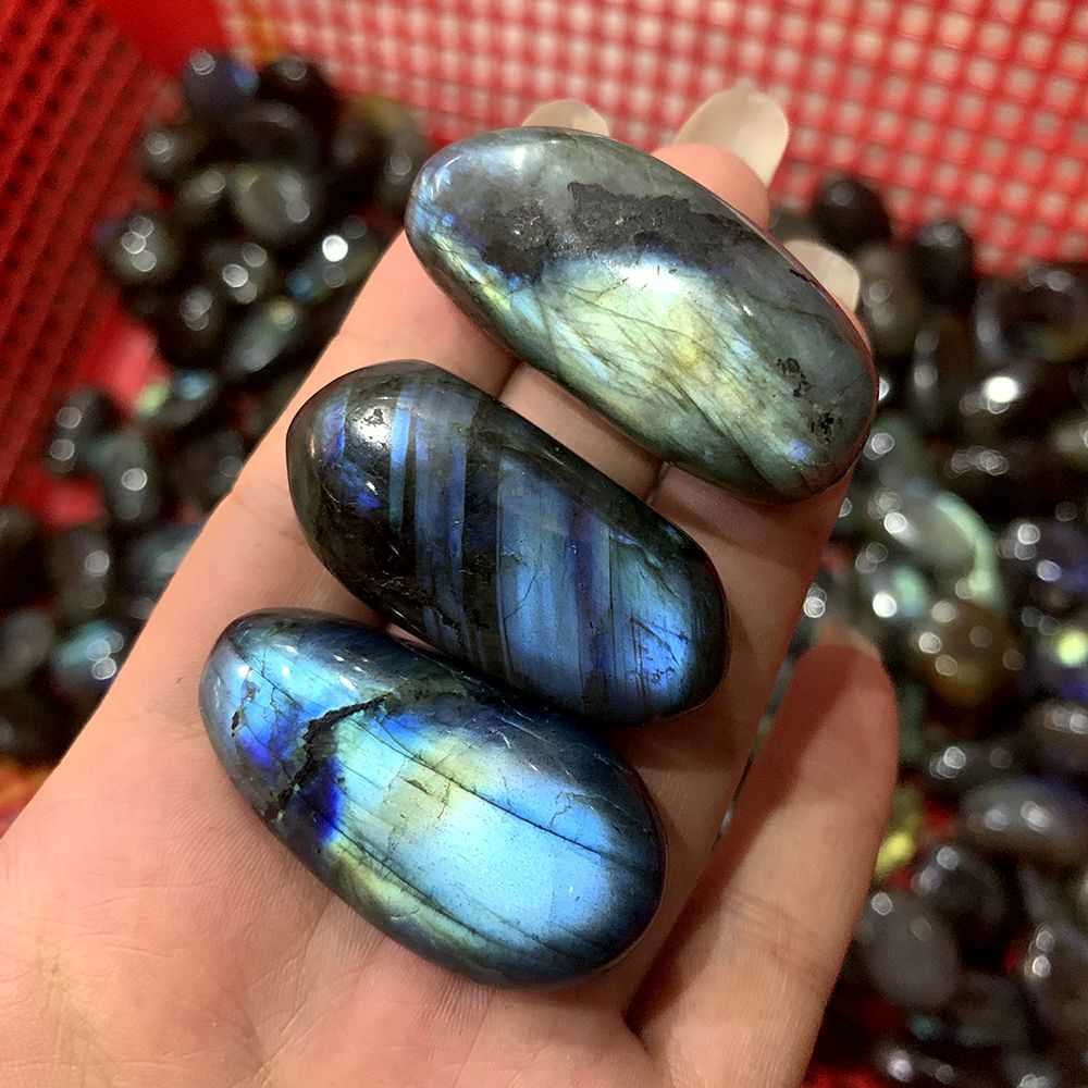 Natural Colorful Labradorite Stone 10-20g/20-30g/30-50g Home And Garden Ornament
