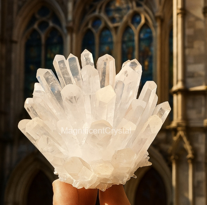 600G+Natural Clear Quartz Crystal Geode Cluster Decor Art Manifestation Displays