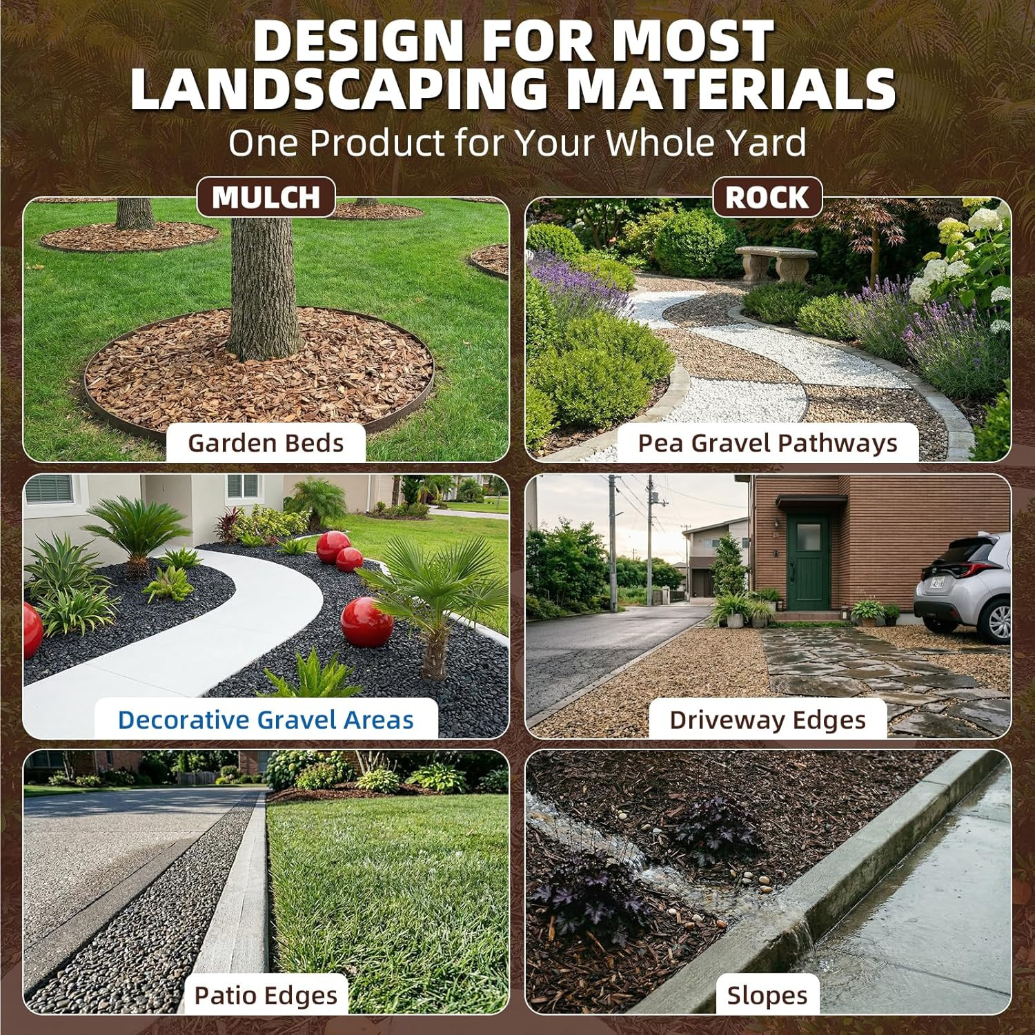 Rock Glue, 1Gallon Mulch Glue for Landscaping with Sprayer, 99% Ultra Stick Pea
