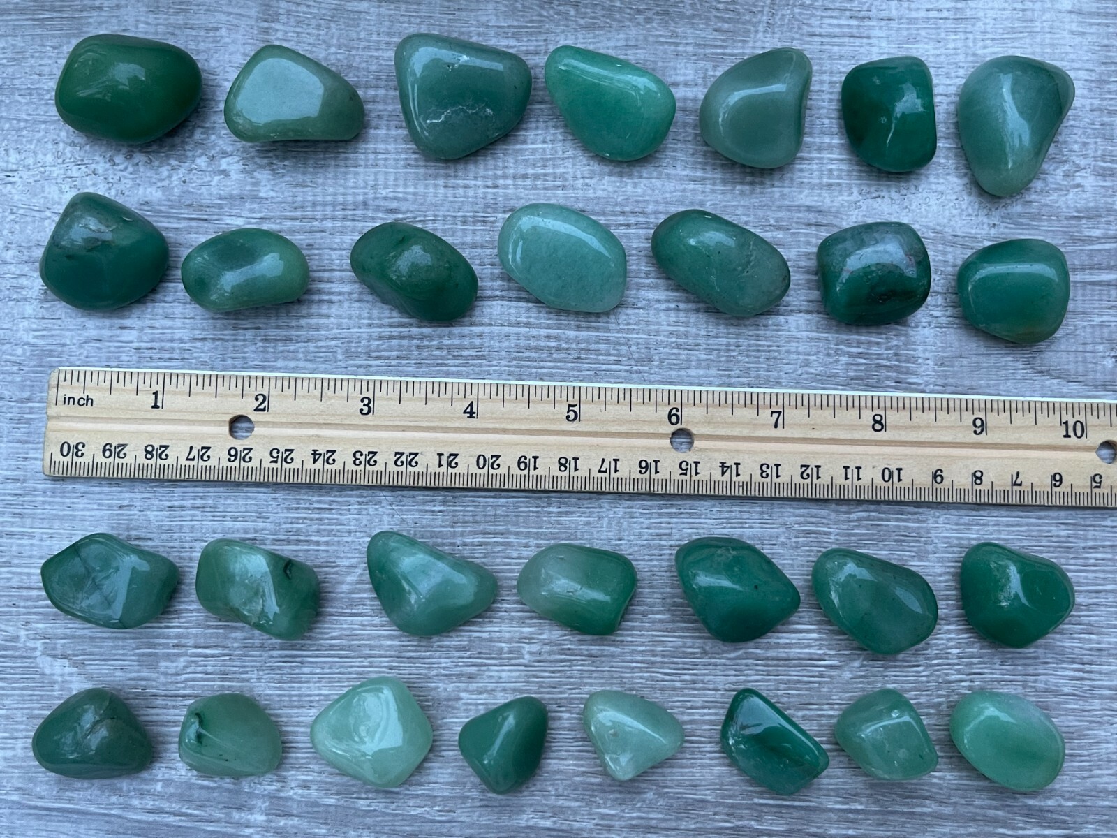 Green Aventurine Tumbled Stones, 0.75″-1.25″ Tumbled Green Aventurine, Bulk Lots