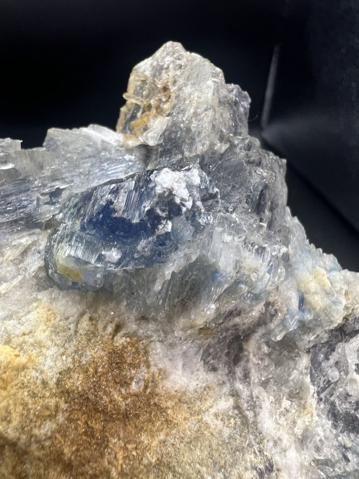 Natural Rare Shattuckite And Selenite Specimen. Minerals, Crystals, Decor,Quartz