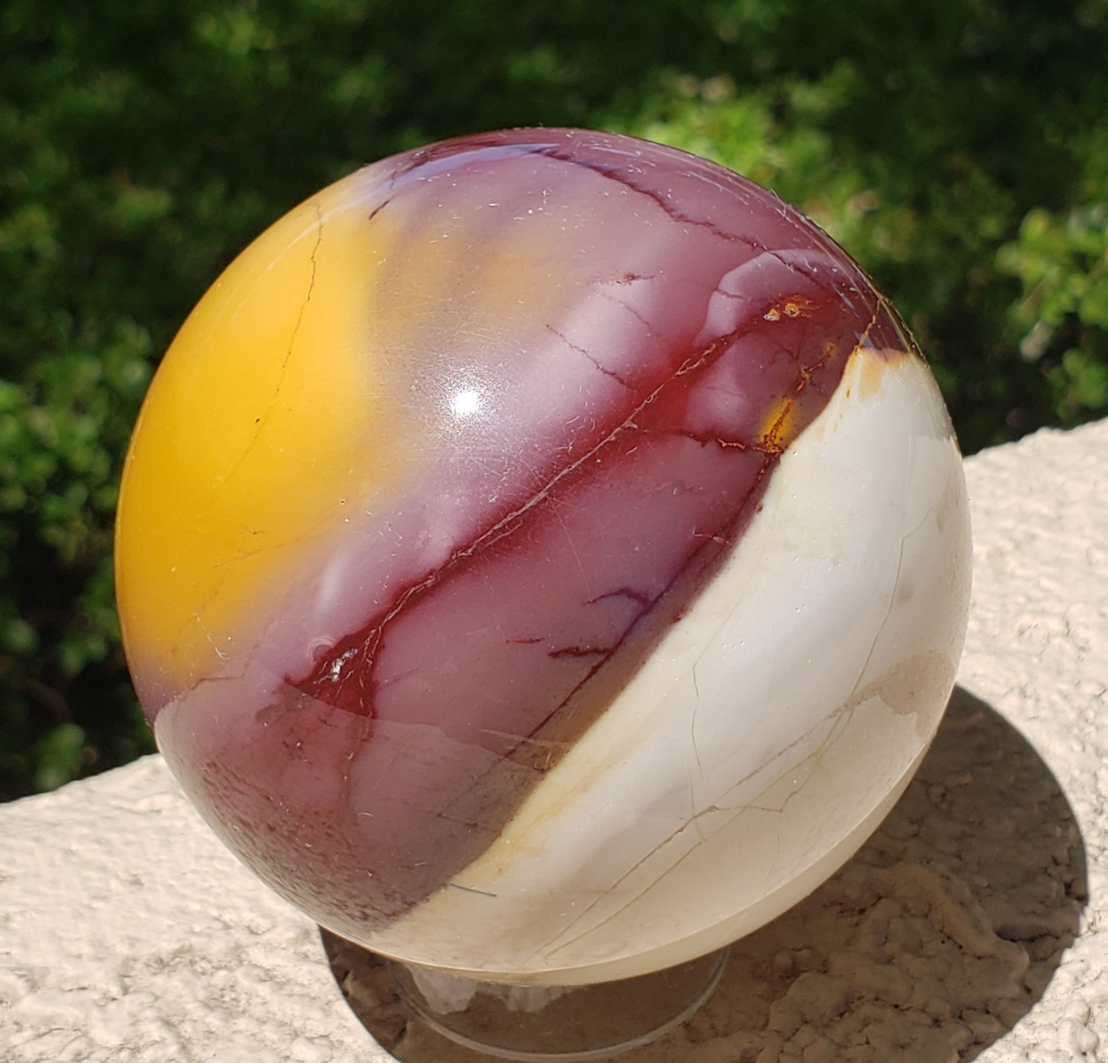 2.75″ Mookaite Jasper Crystal Sphere Ball Orb, 438g or 15.5 oz