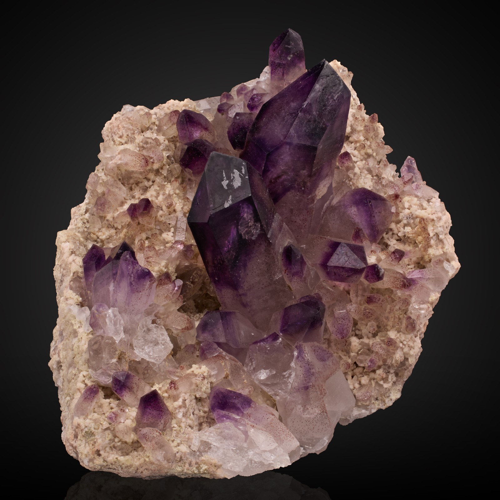 Amethyst Quartz from Goboboseb Mountains, Namibia – Fine Mineral Specimen