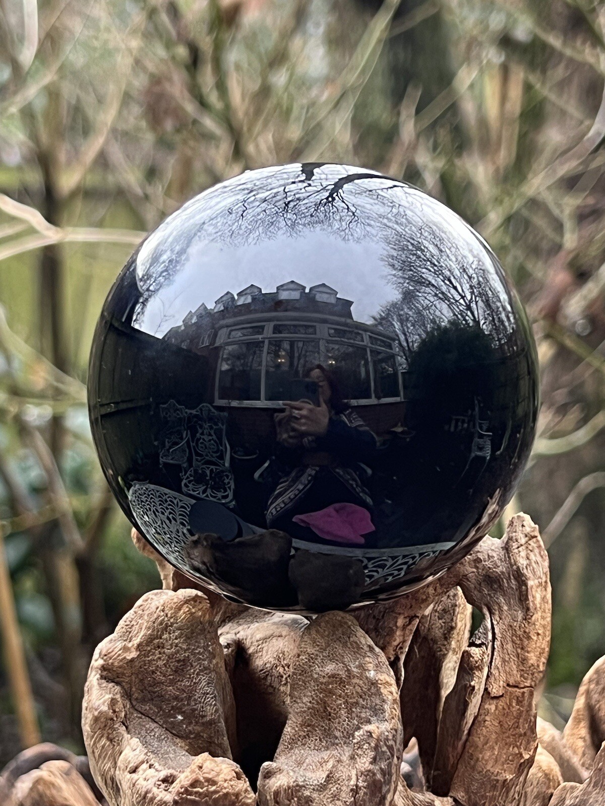 Black Obsidian Crystal Ball Large AAA+ Powerful / Creative / Protective 80mm