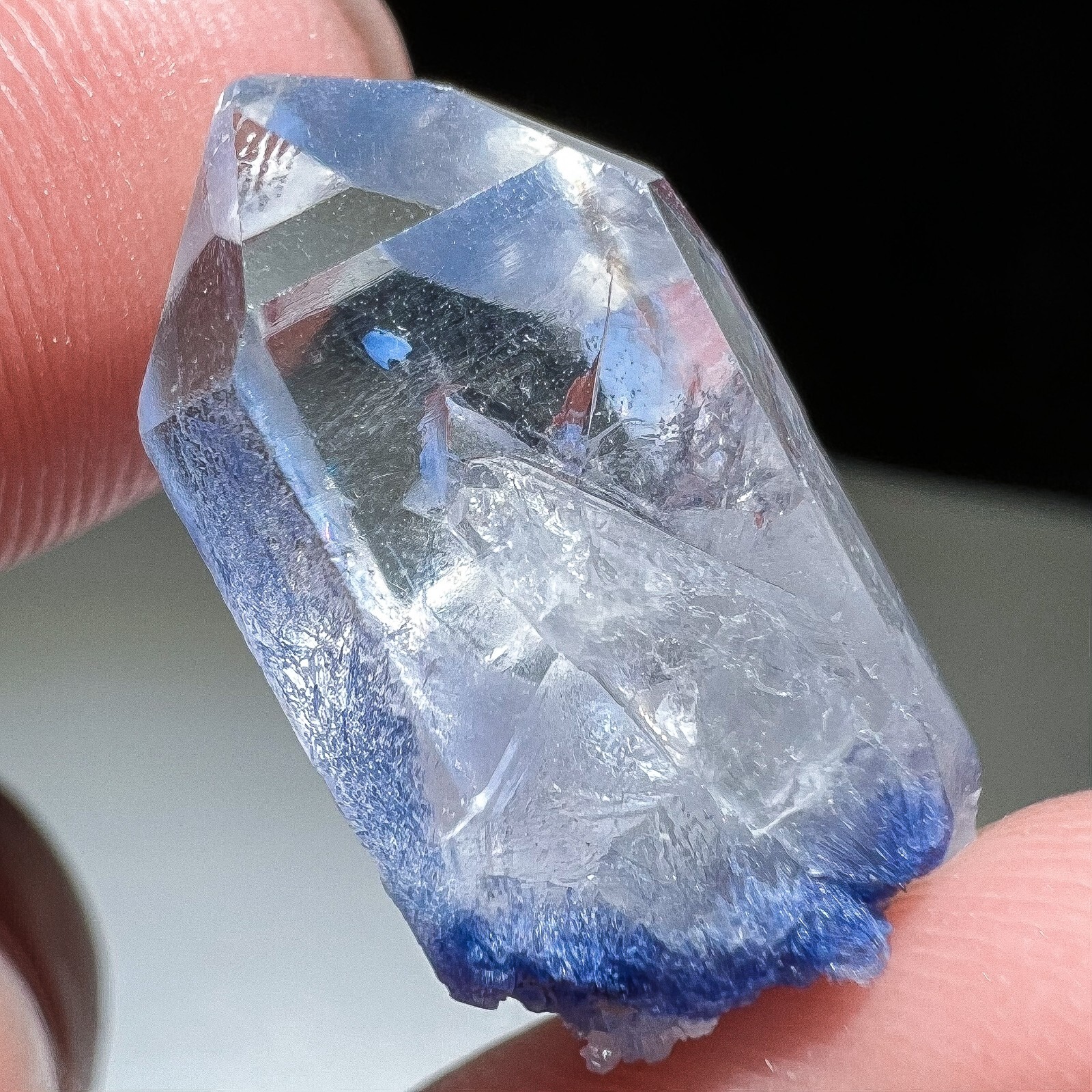 10.3Ct Very Rare NATURAL Beautiful Blue Dumortierite Crystal polishing Specimen