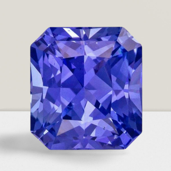 Blue Sapphire Octagon Cut Gemstone 0.60 Cts – 6×4 mm VVS Loose Gem