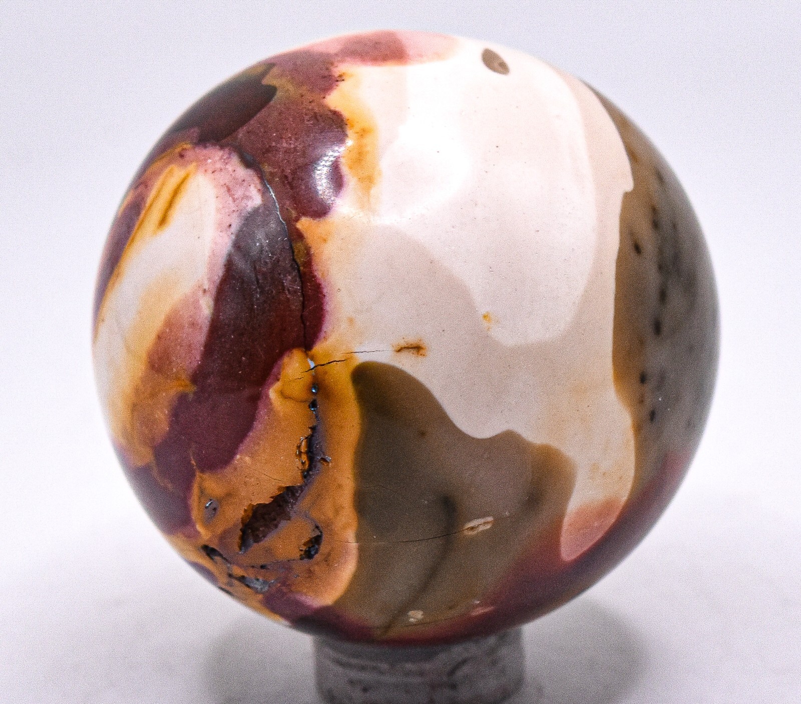 48mm Multicolor Mookaite Jasper Sphere Polished Gemstone Mineral Ball Australia