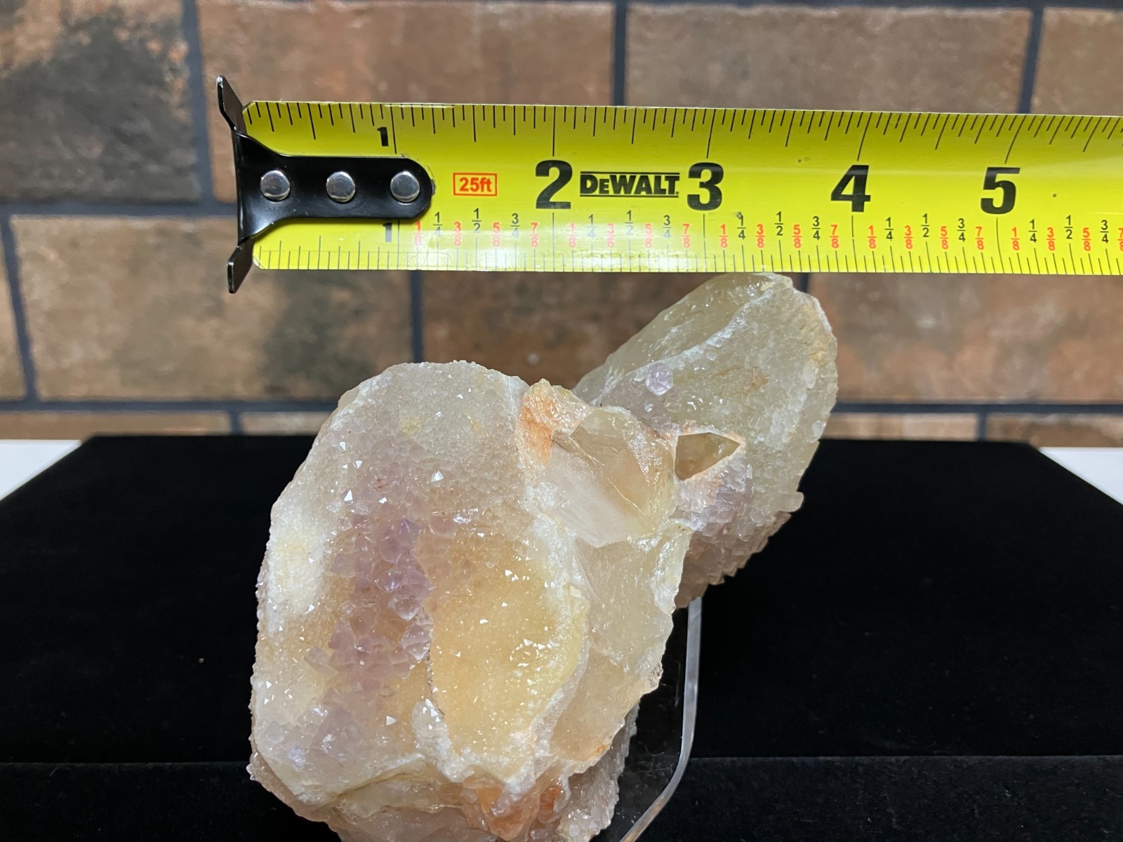 Quartz with Amethyst – 468g, Lovestar Cascading Quartz from South Africa
