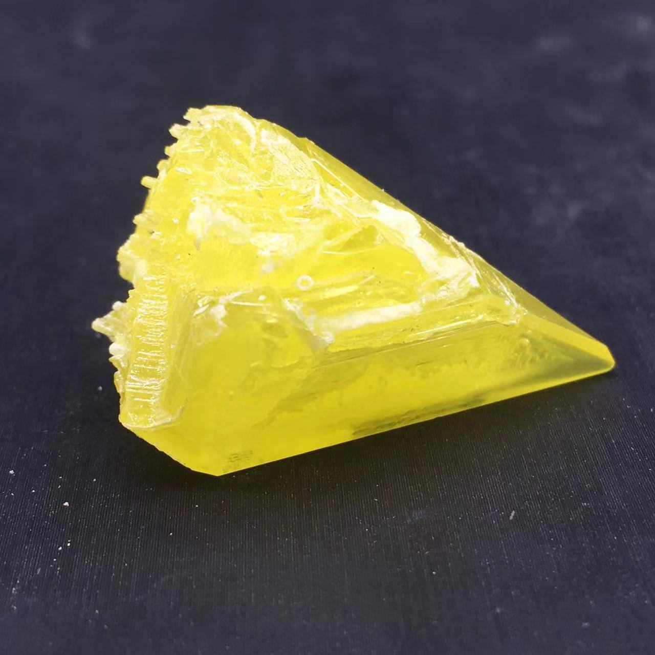 Natural Sulfur Sulphur Quartz Crystal Cluster Specimen Reiki Raw Gemstone 1Pc