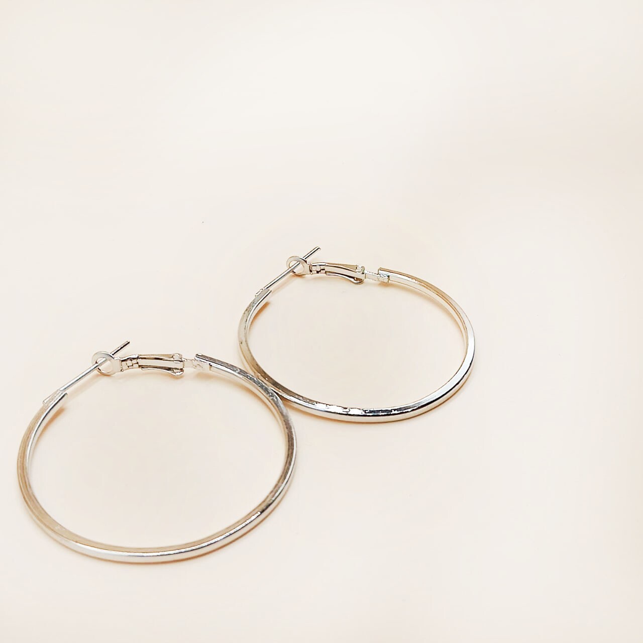 Classic Silver Hoop Earrings