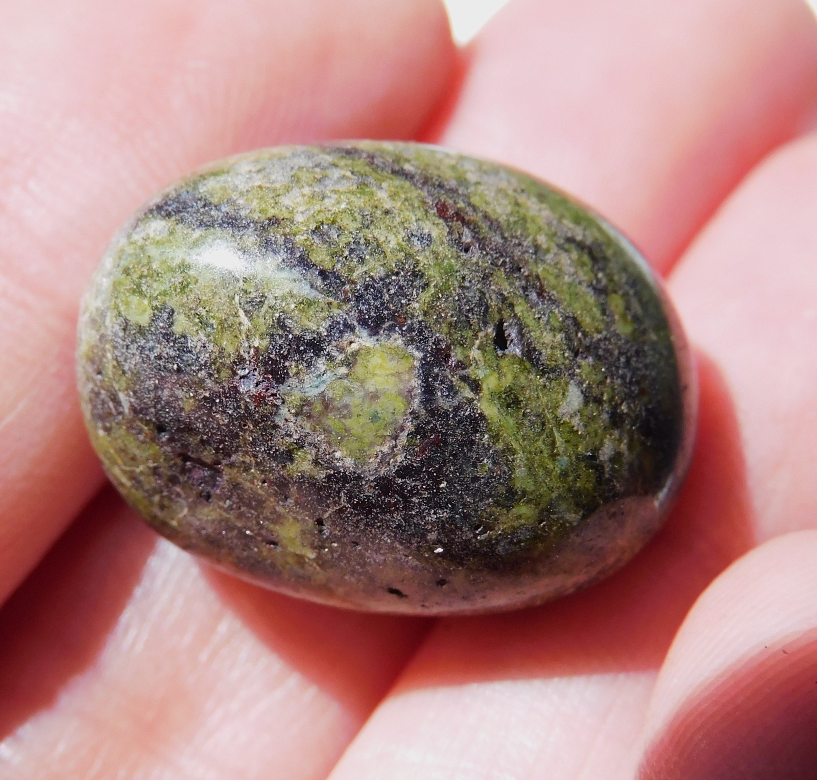 High Grade Dragon Blood Jasper Tumbled Stone for Jewelry Making