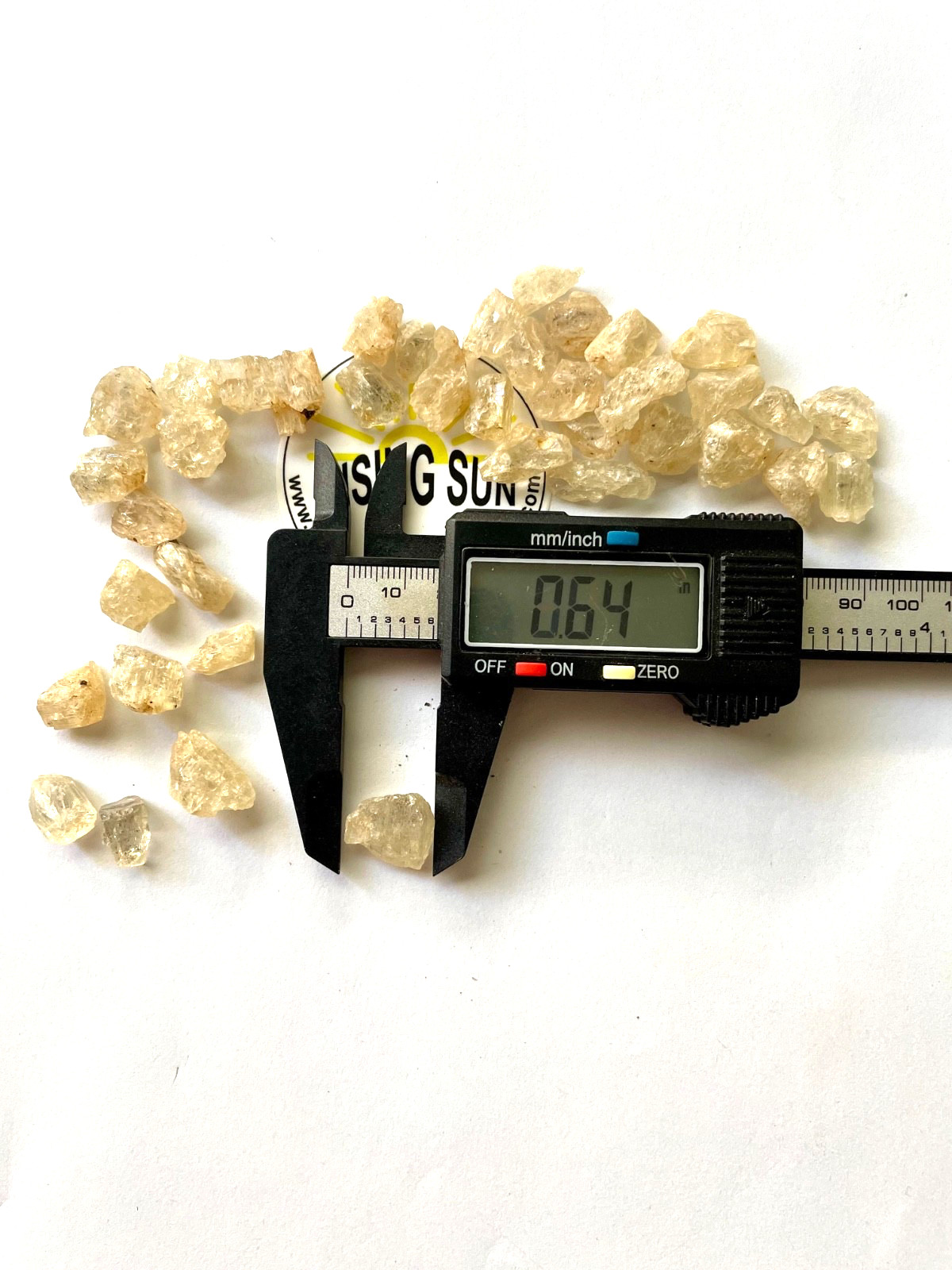 48 Grams Amazing Gem Natural Clear Golden Scapolite Crystal From Mozambique