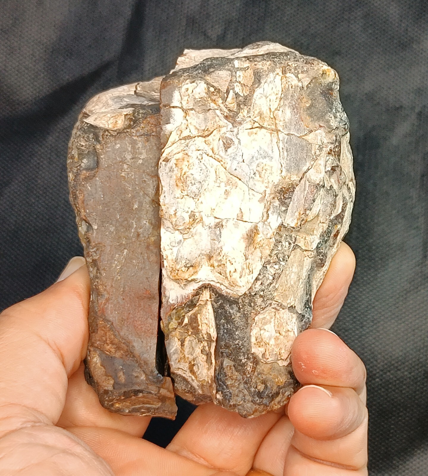 295g/0.65lb turkish banded quartz agate stone,gemstone, customs duty included