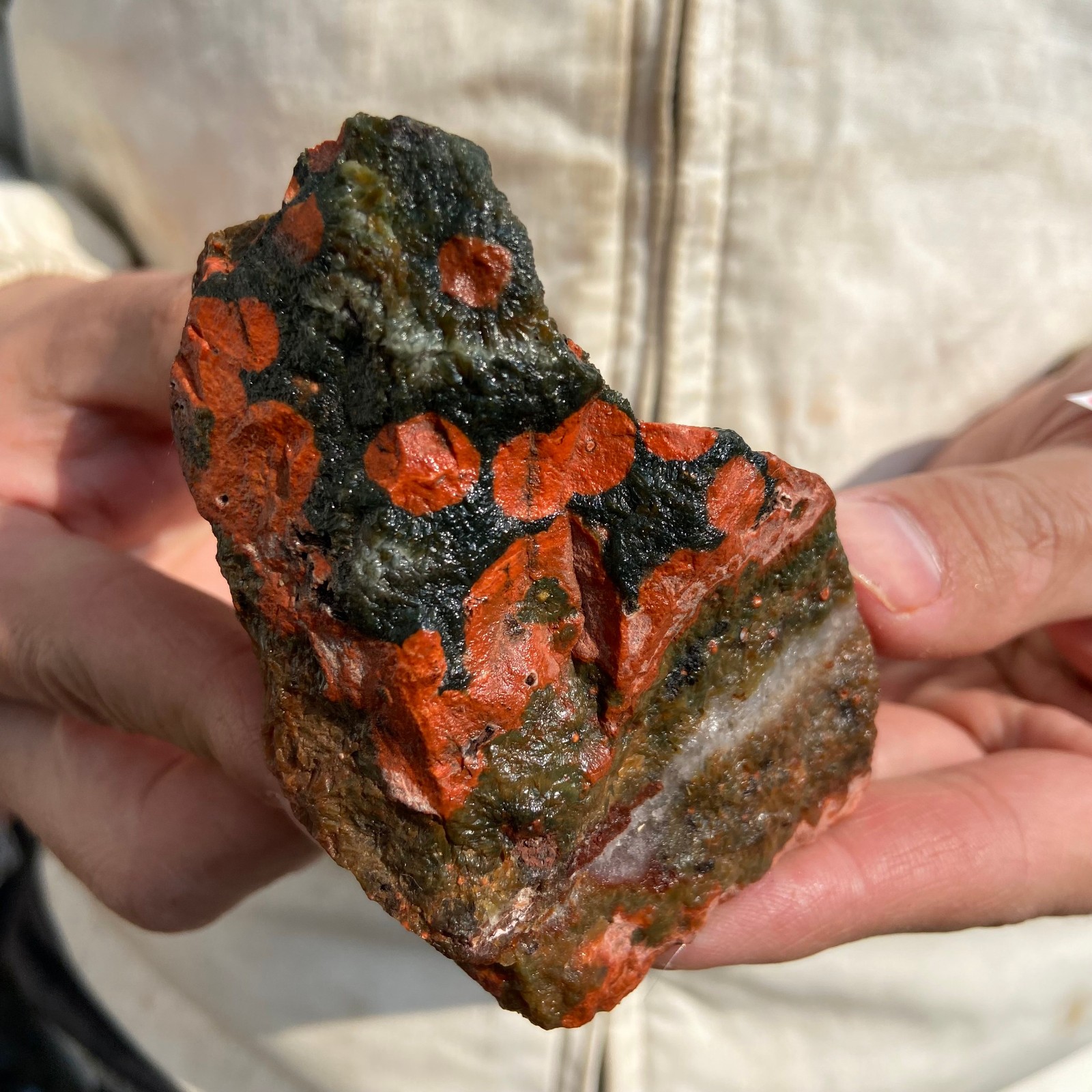 0.5lb Natural colourful ocean jasper raw stone crystal rough mineral specimen