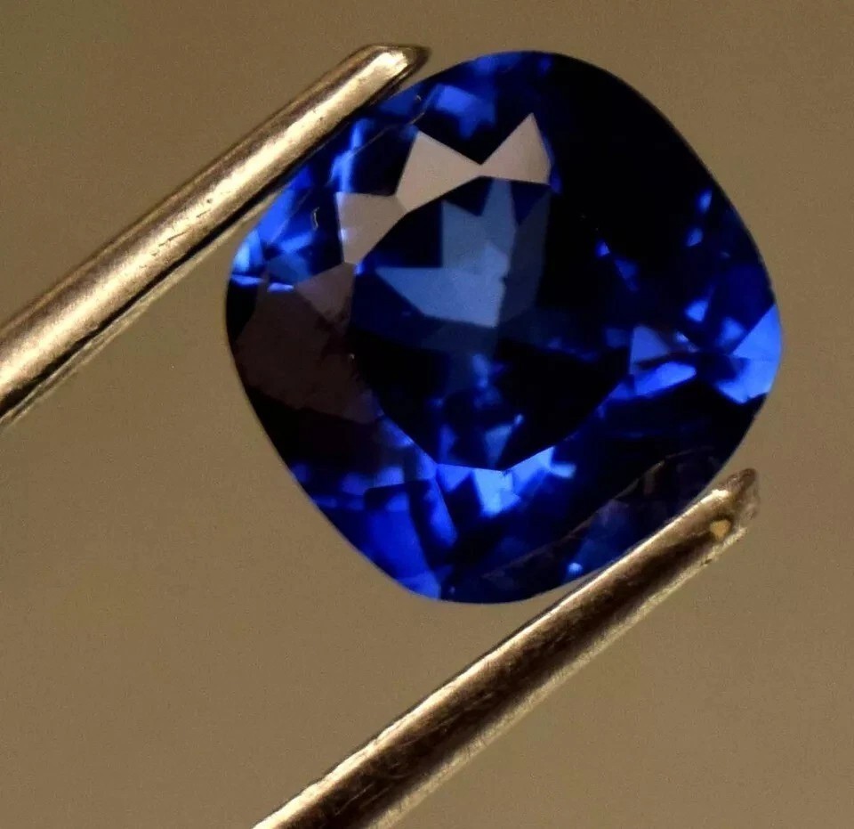 Natural Kashmir Blue Sapphire 12.25 Ct Cushion Cut Certified Loose Gemstone