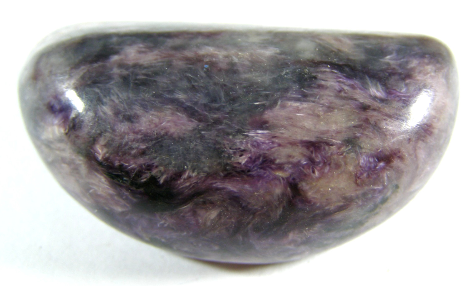 EXTRA-LARGE CHAROITE TUMBLESTONE – RUSSIA – 4.8 x 3.5 cms 54.87 gms #6