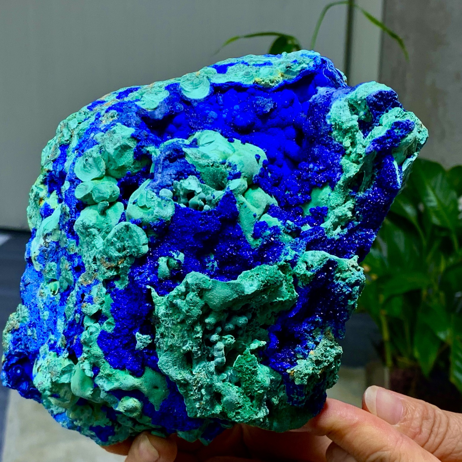 4.71LB Best Natural Azurite/Malachite raw Crystal Mineral Specimen