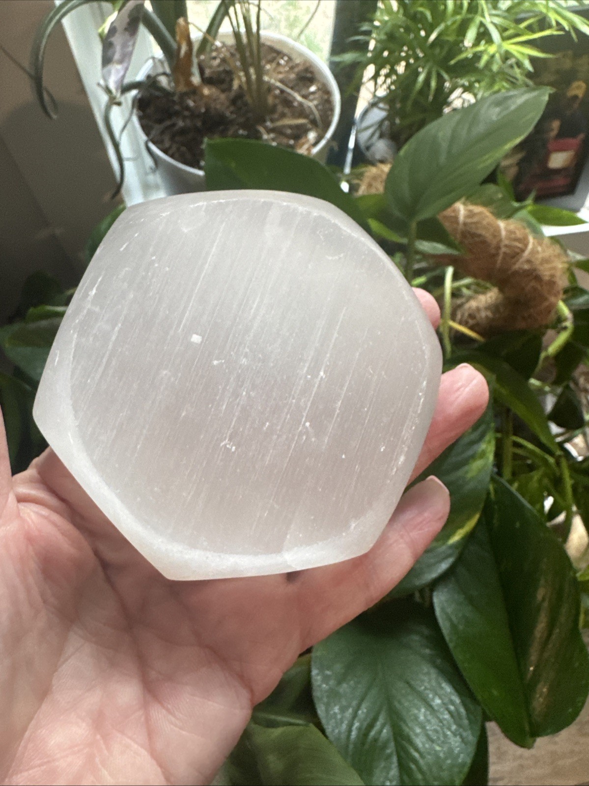 Selenite Crystal Charging Bowl 3.75”