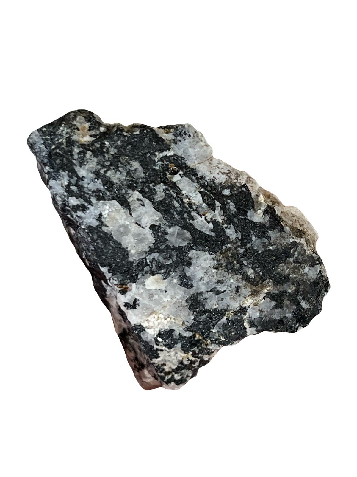 Black Tourmaline, Red Garnets And Quartz. Crystals Gemstones Rocks Minerals