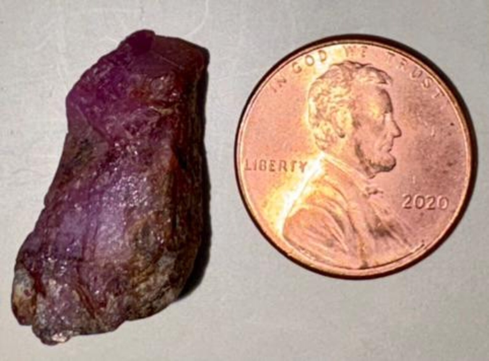 Afghan Ruby in Matrix Specimen – Natural Rough Crystal, 6g