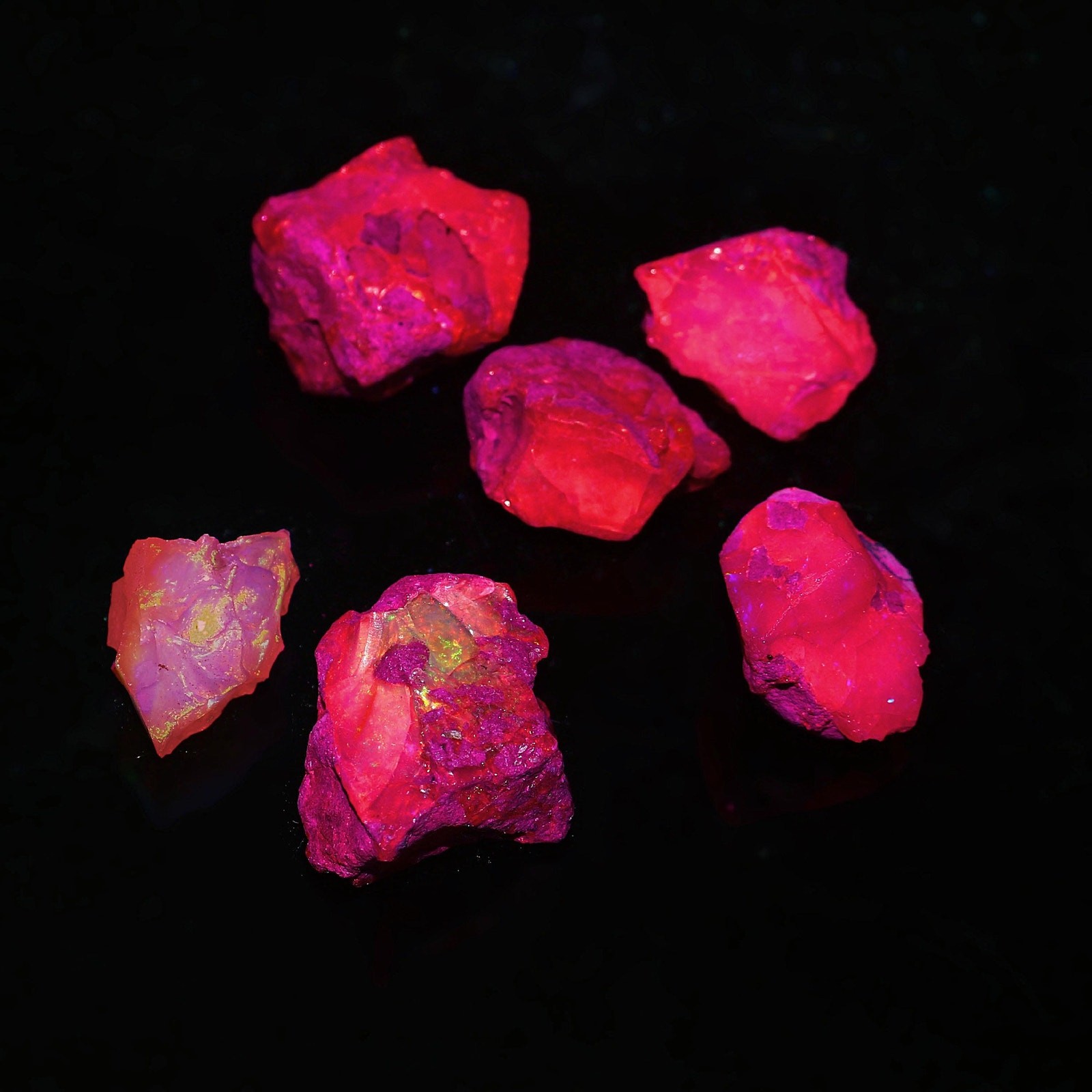 Natural Ethiopian Pink Opal Rough | AAA Grade Raw Crystal