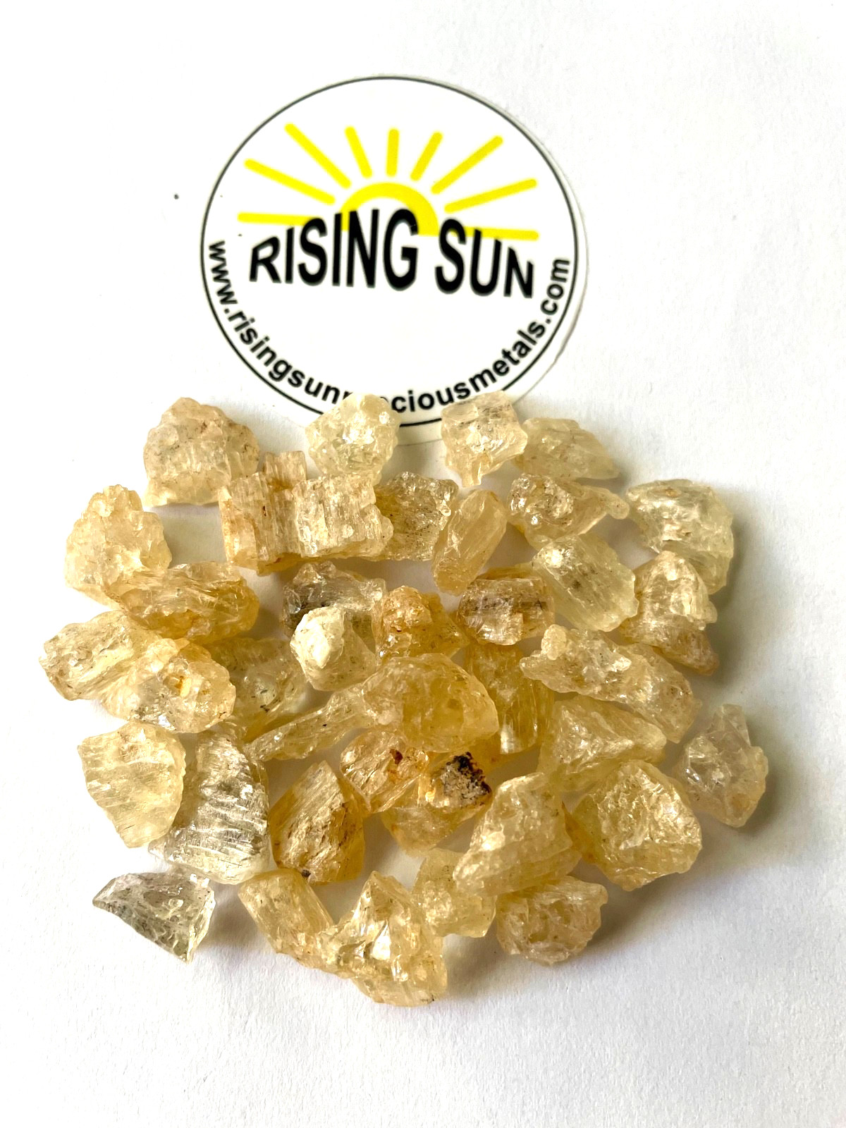 48 Grams Amazing Gem Natural Clear Golden Scapolite Crystal From Mozambique