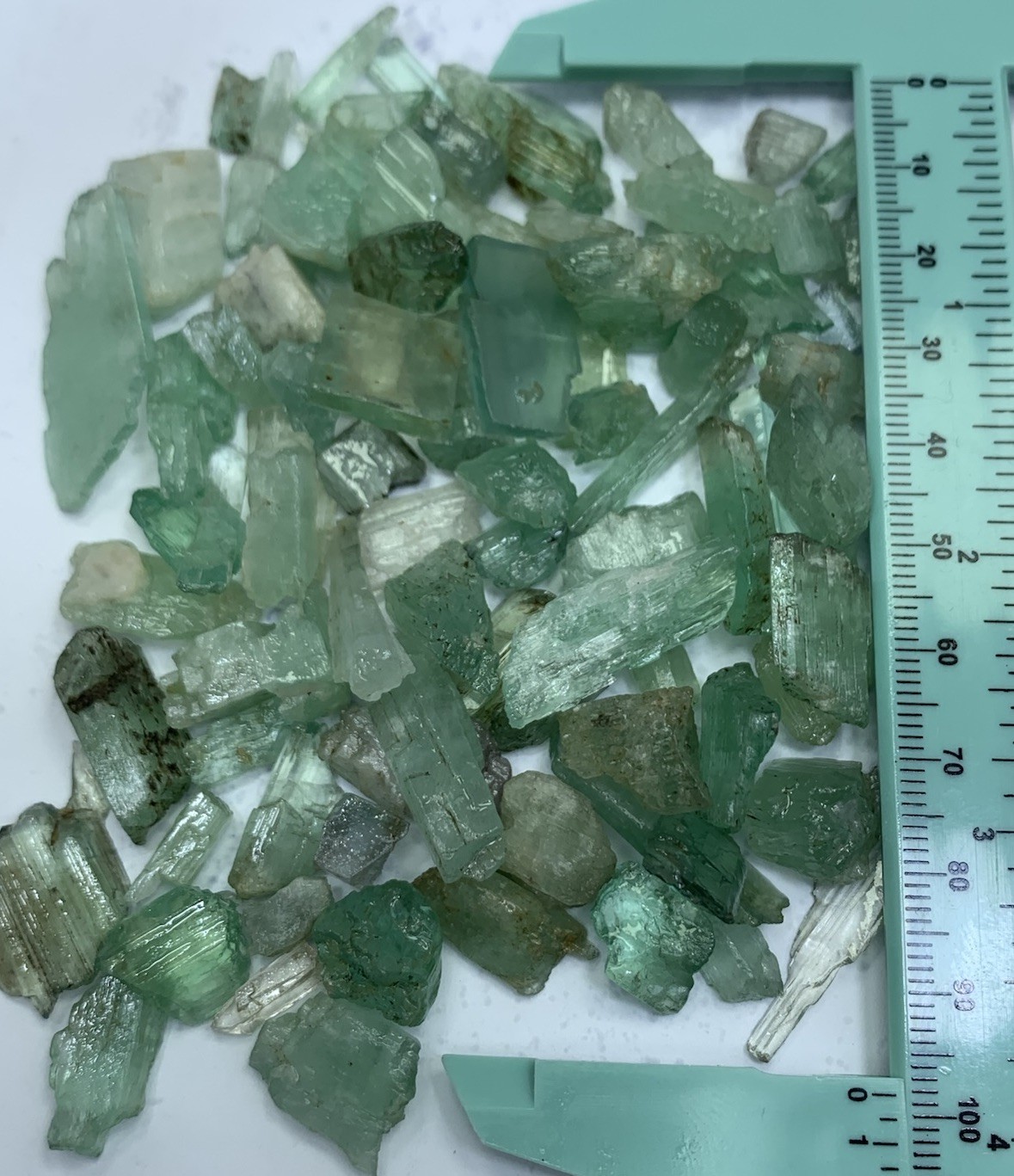 500 Ct Kunzite Green Heat Crystal From Afghanistan